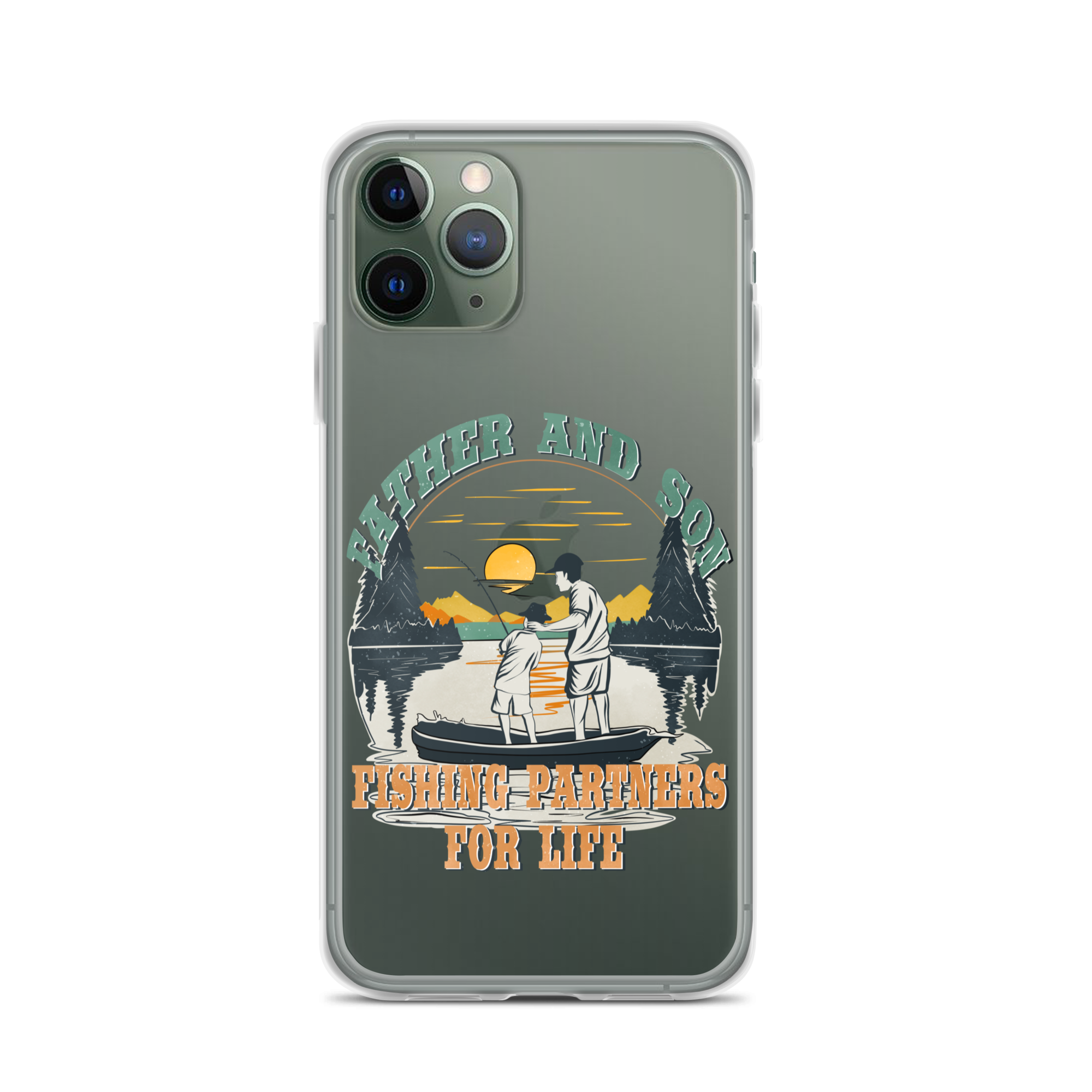 Father And Son Fishing Partners For Life Clear Case for iPhone®