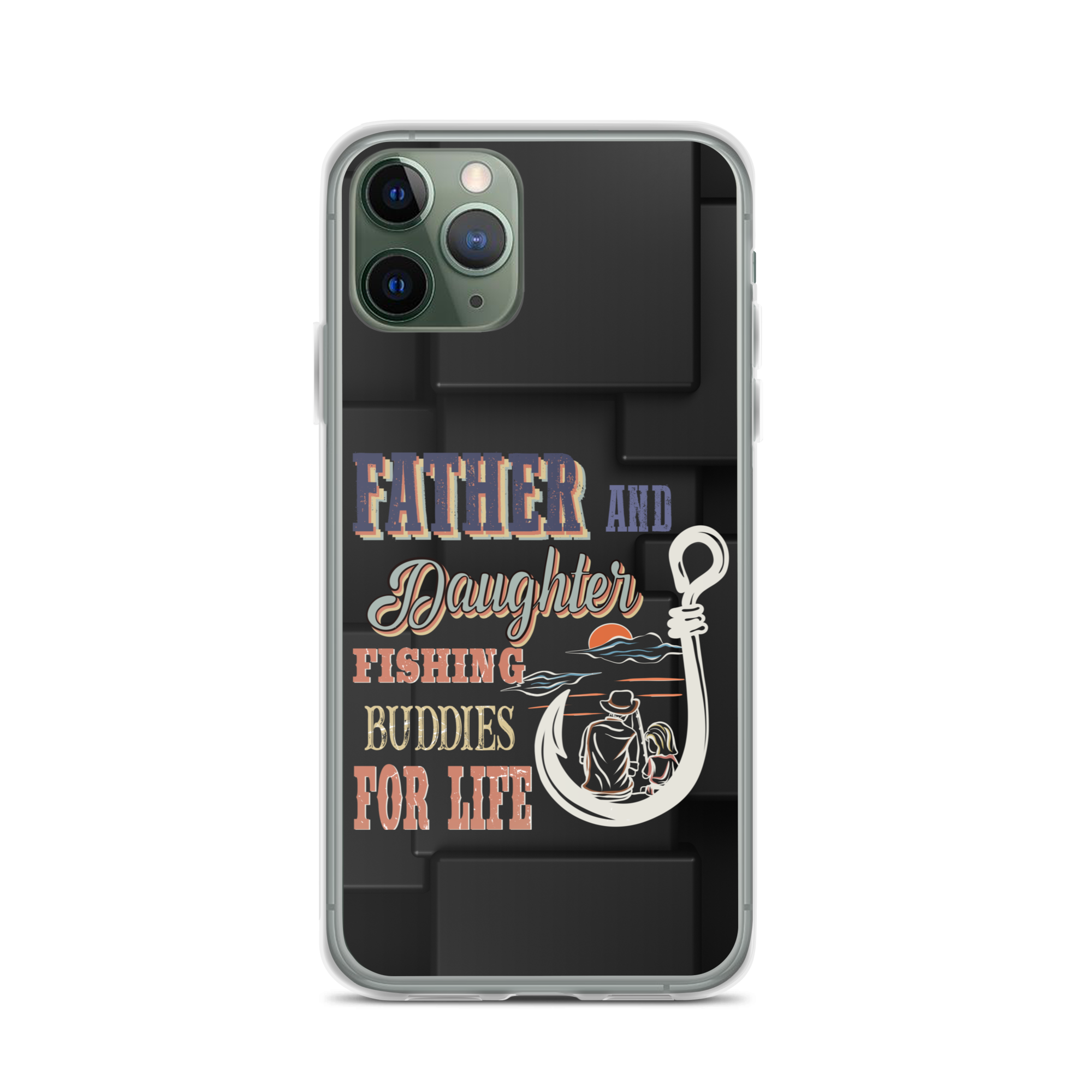 Father And Daughter Fishing Buddies For Life Clear Case for iPhone®