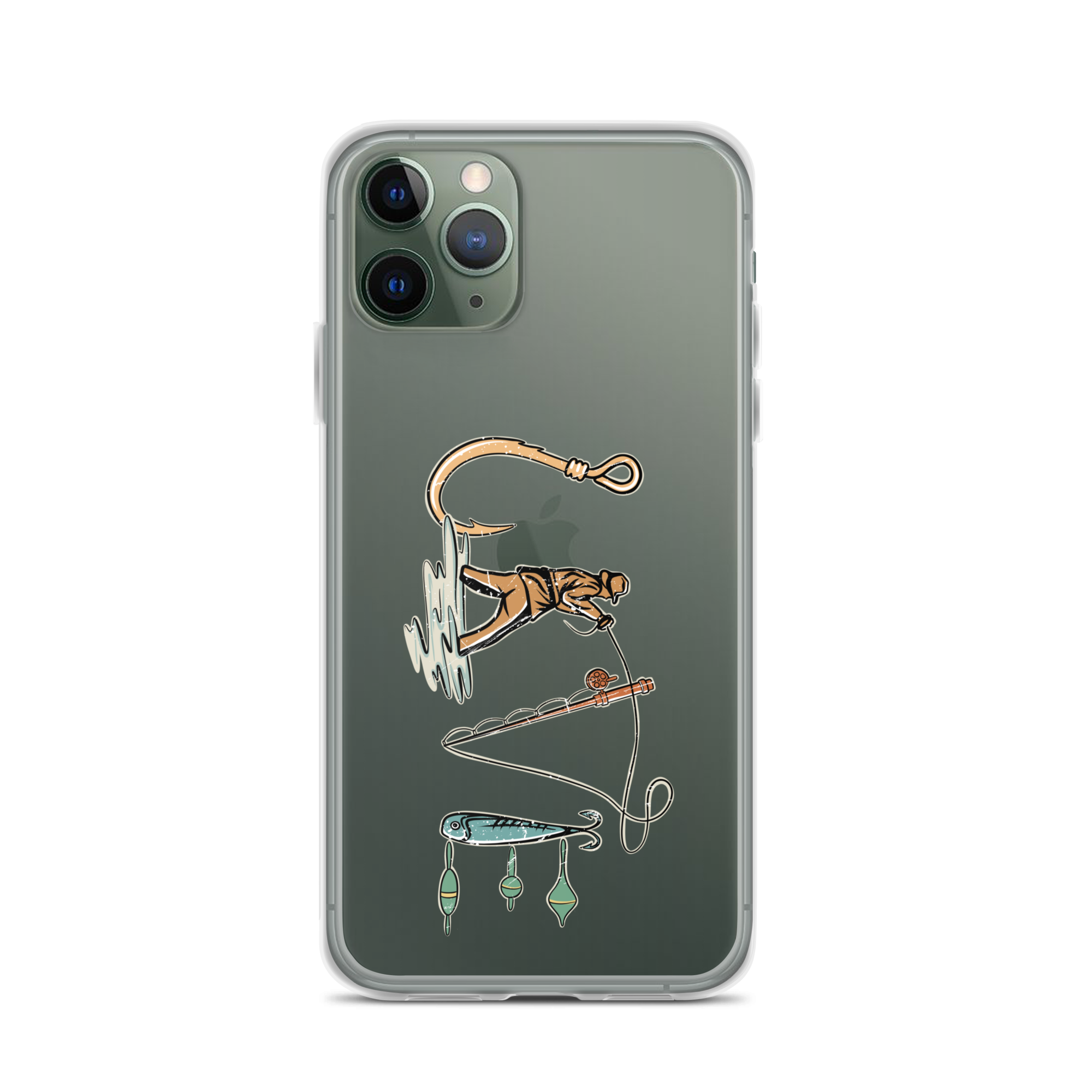 I Love Fishing Clear Case for iPhone®