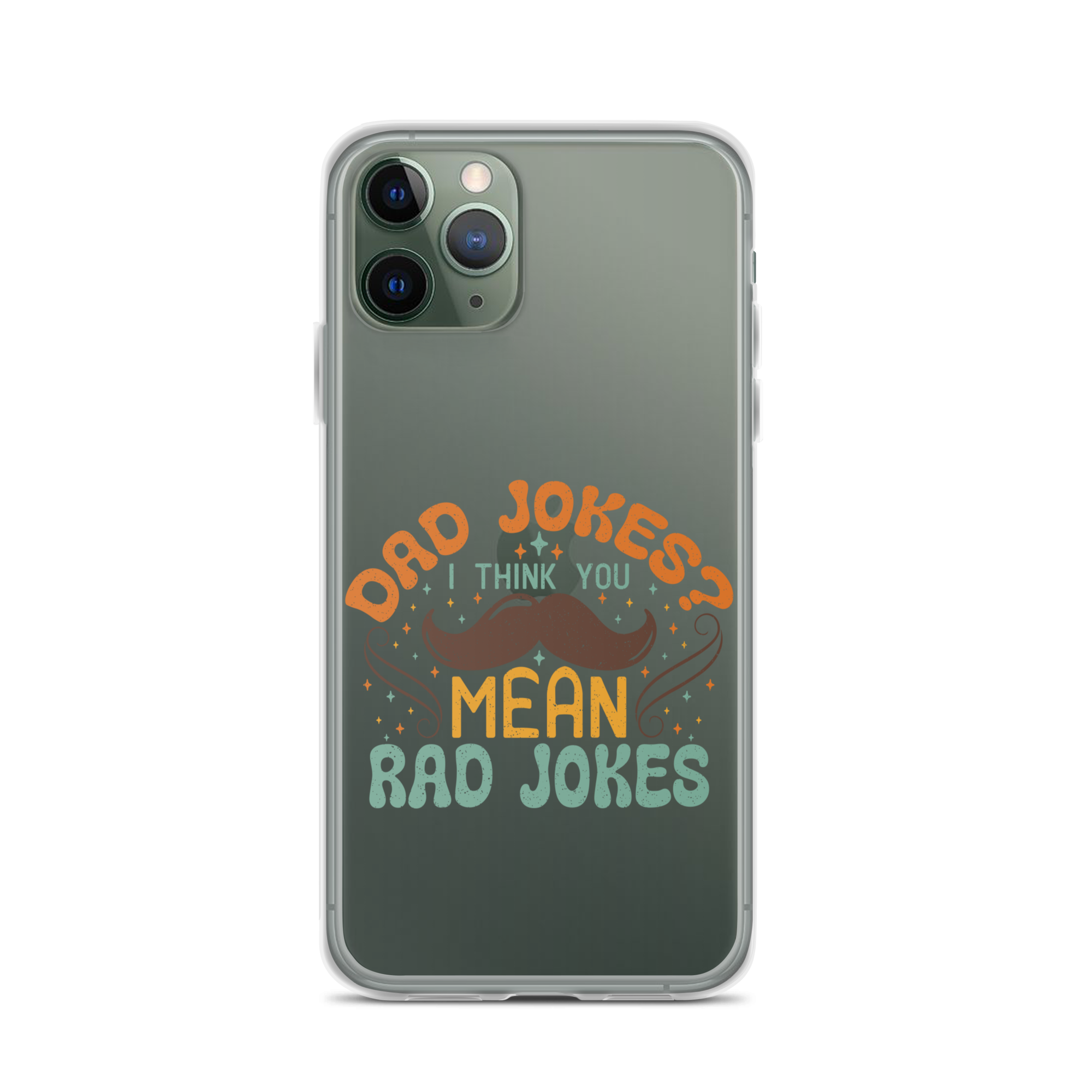 Dad Jokes I Think You Mean You Mean Rad Jokes Clear Case for iPhone®