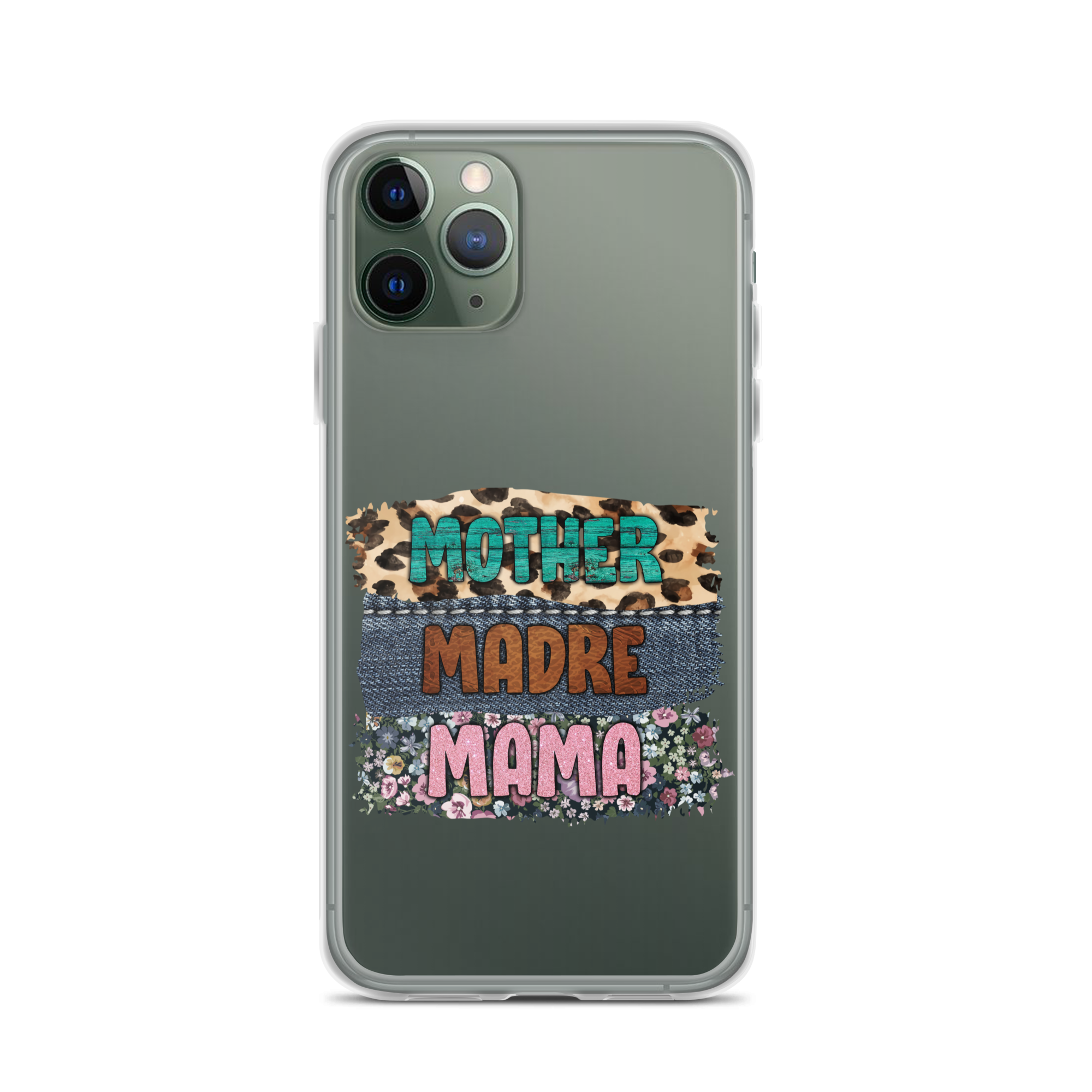 Mother, Mader, Mama Clear Case for iPhone®