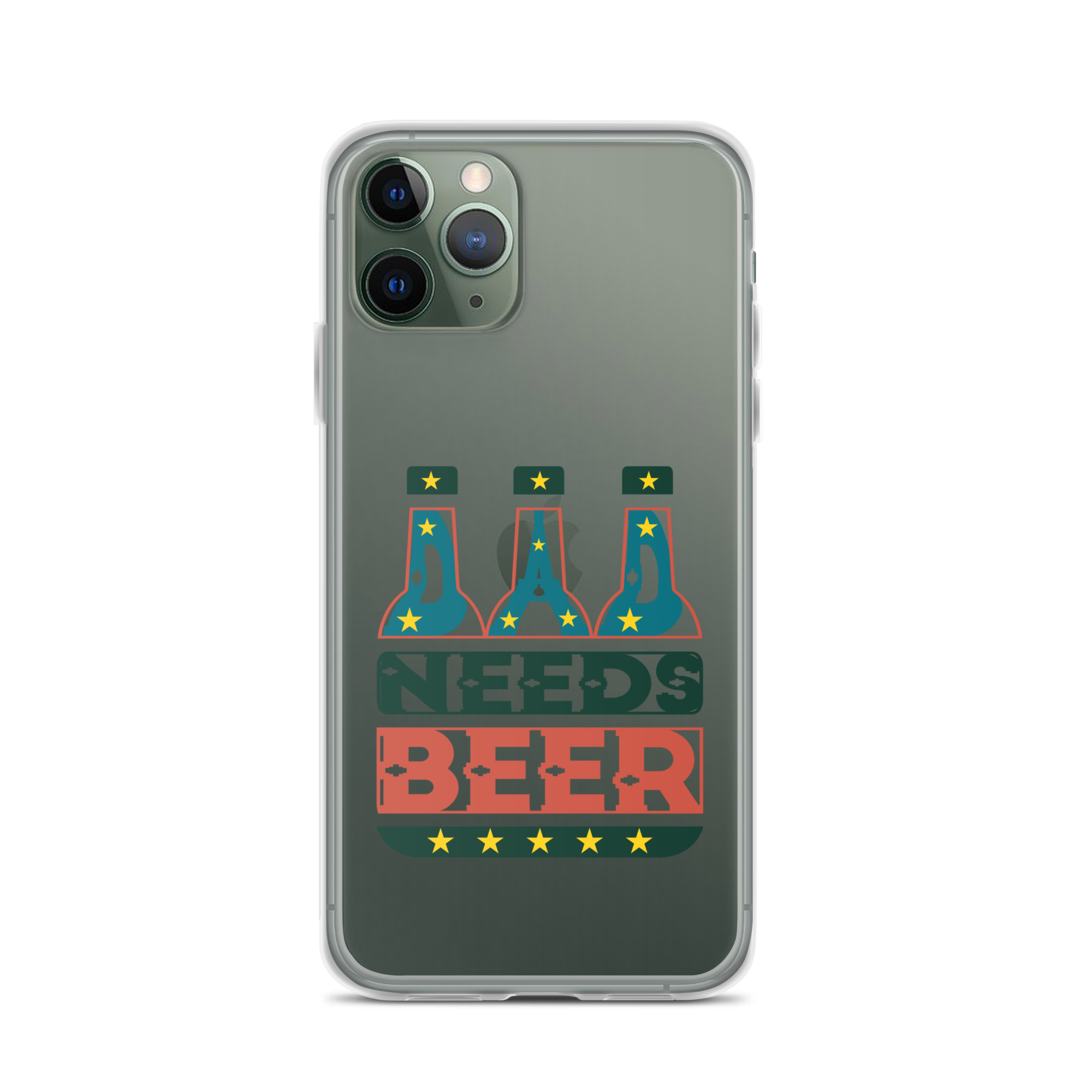 Dad Needs Beer Clear Case for iPhone®