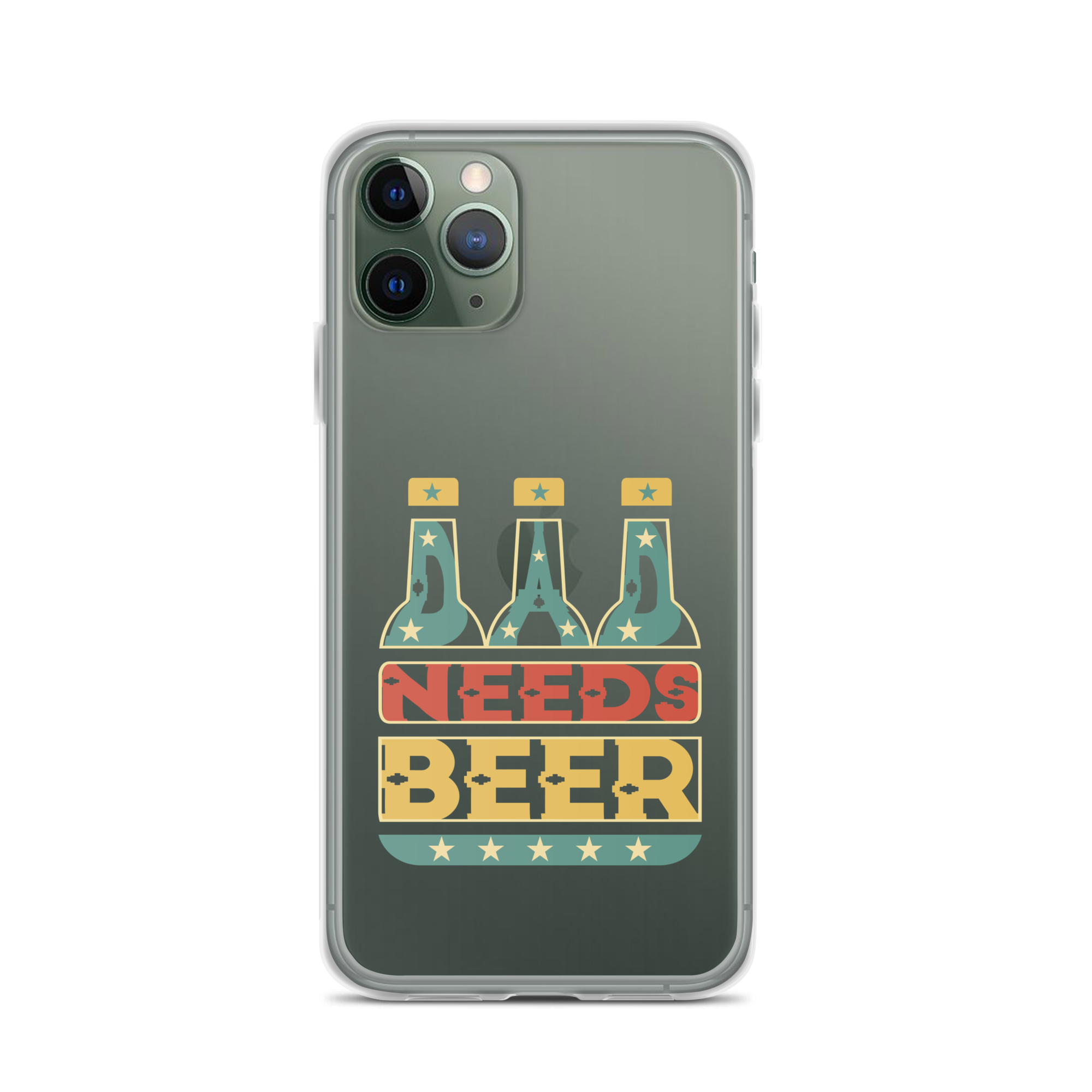 Dad Needs Beer Clear Case for iPhone®