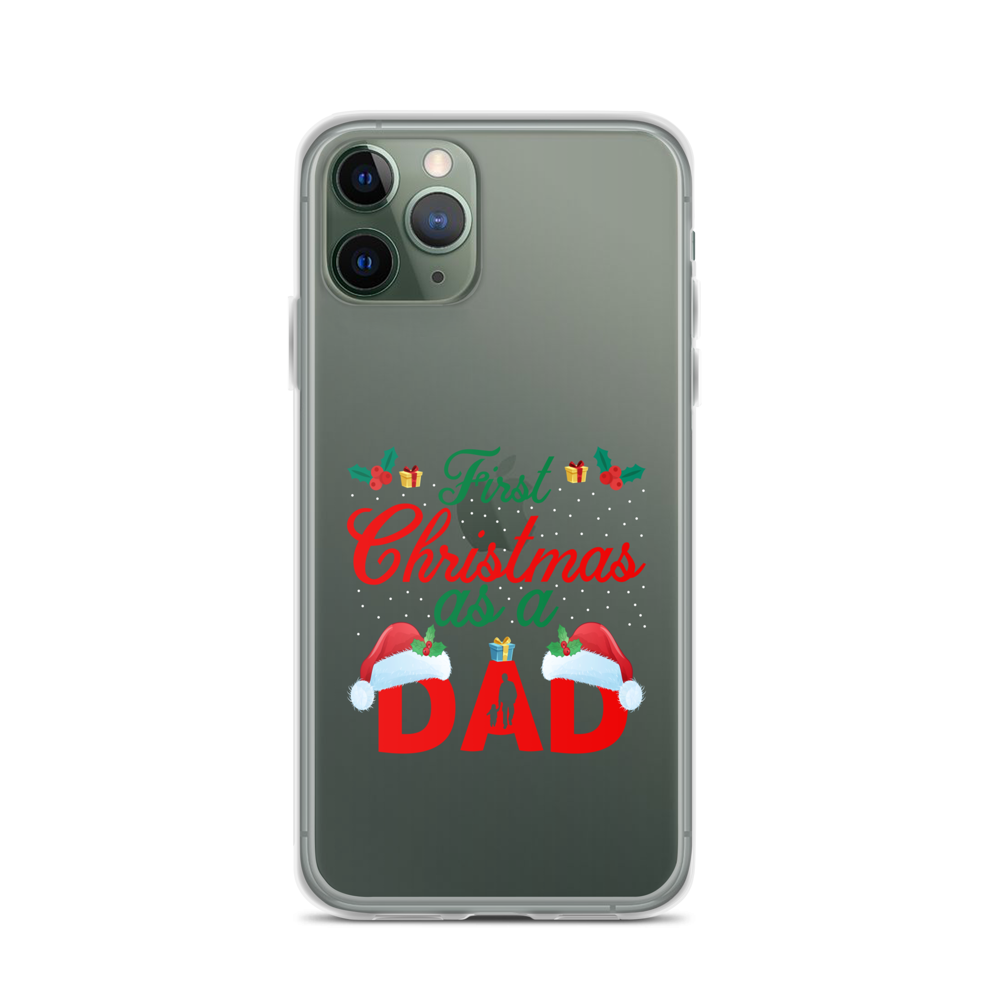 First Christmas As A Dad Clear Case for iPhone®