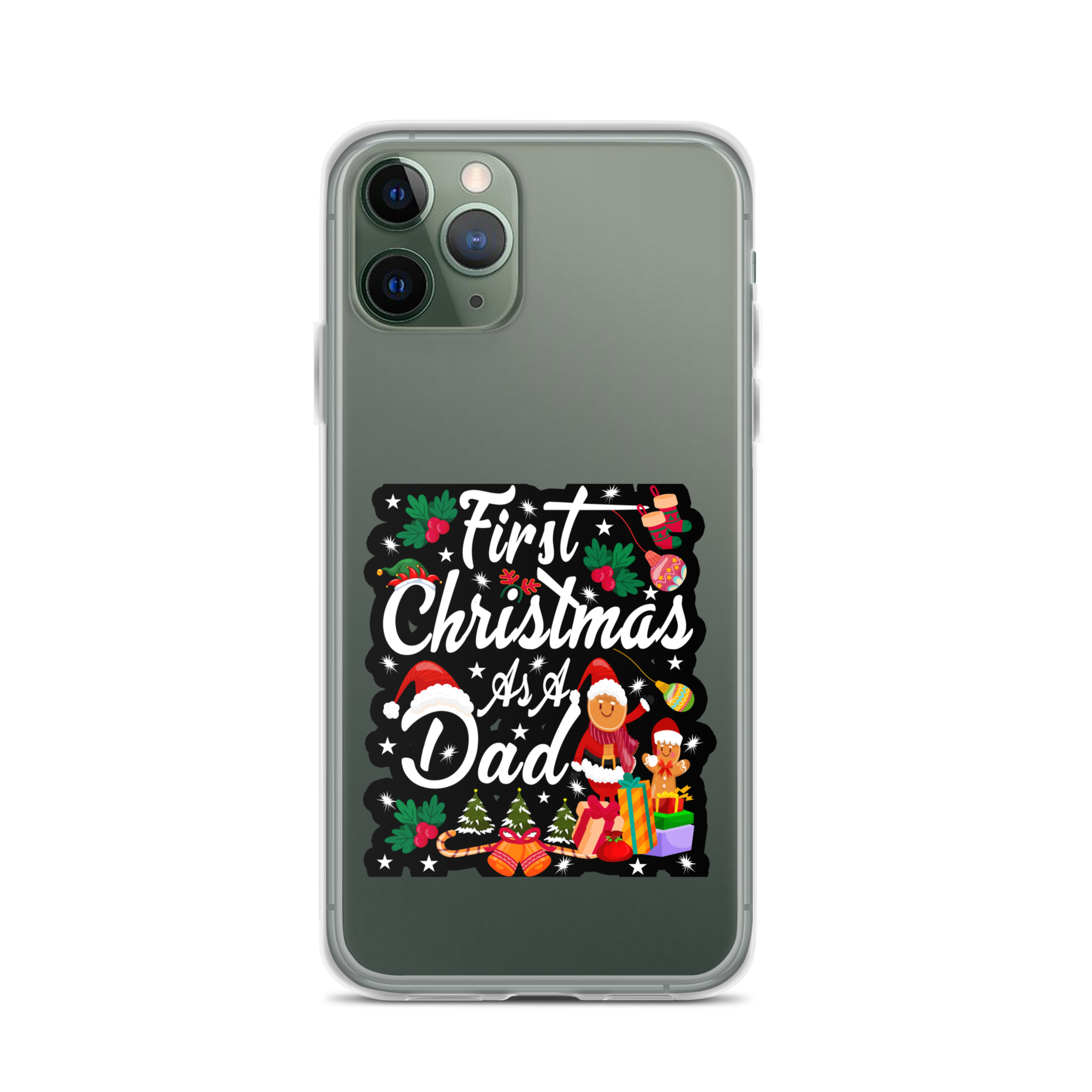 First Christmas As A Dad Clear Case for iPhone®