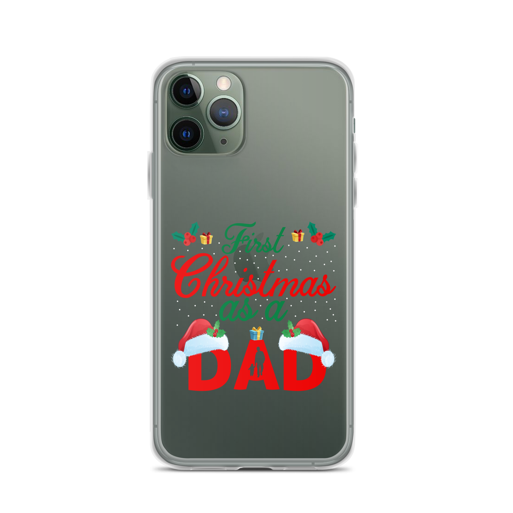 First Christmas As A Dad Clear Case for iPhone®