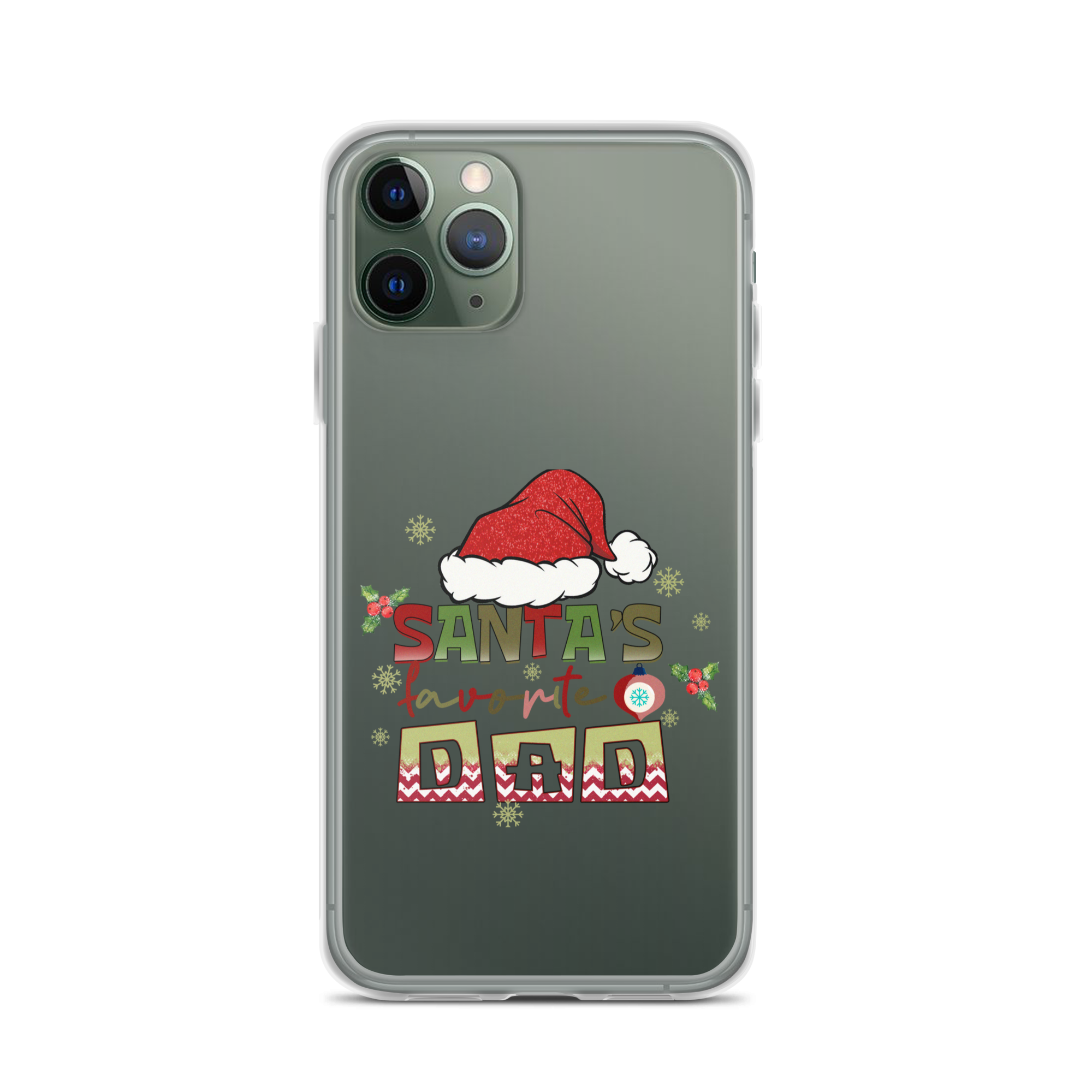 Santa's Favorite Dad Clear Case for iPhone®