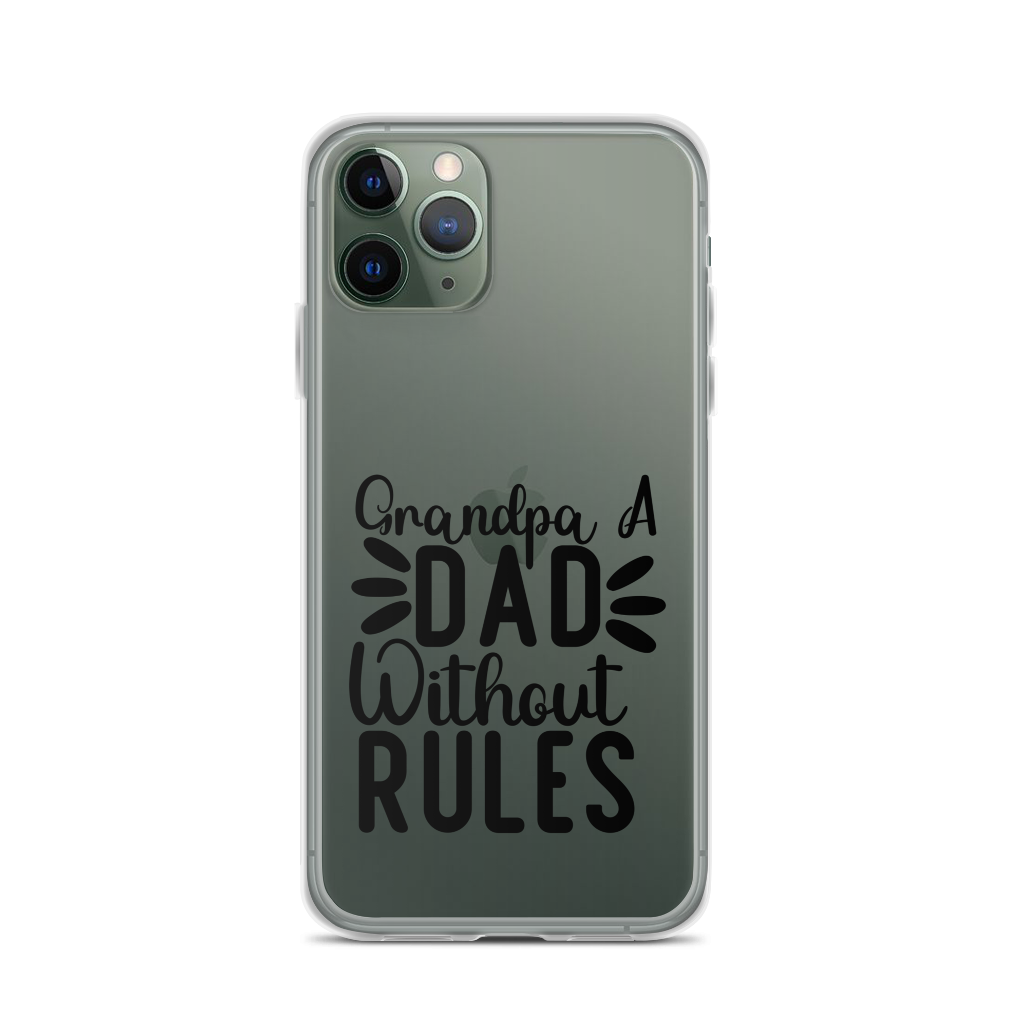 Grandpa A Dad Without Rules Clear Case for iPhone®