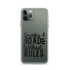 Grandpa A Dad Without Rules Clear Case for iPhone®