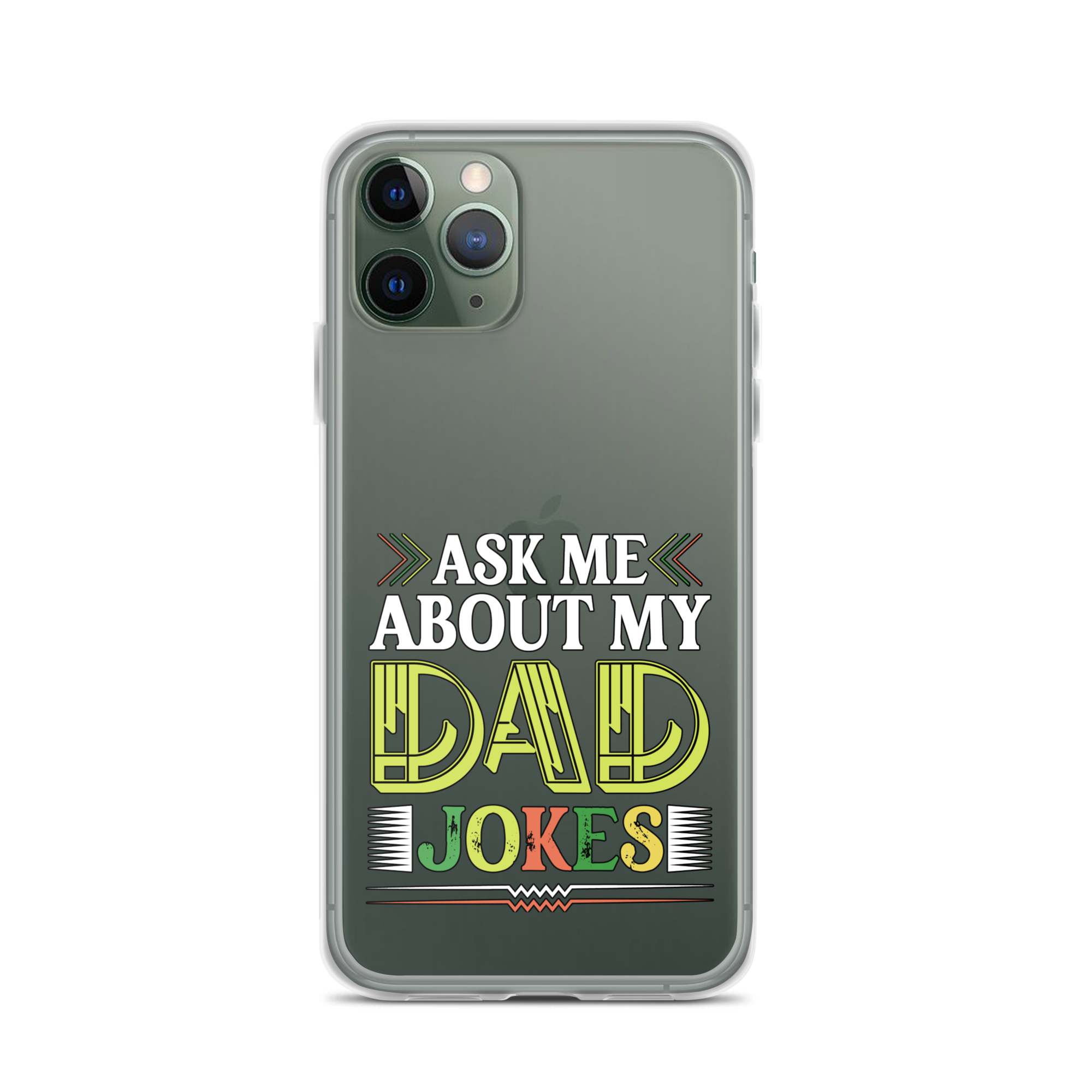 Ask Me About My Dad Jokes Clear Case for iPhone®