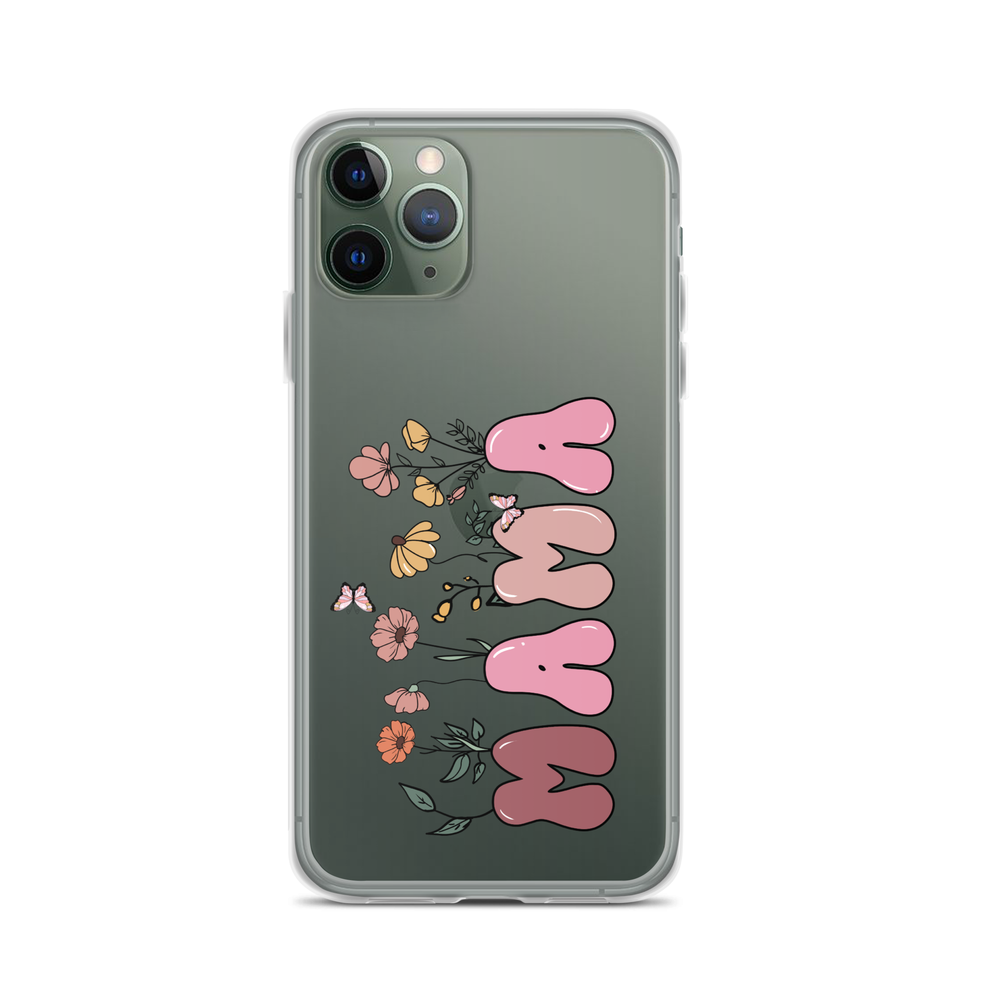 Floral Mama Clear Case for iPhone®