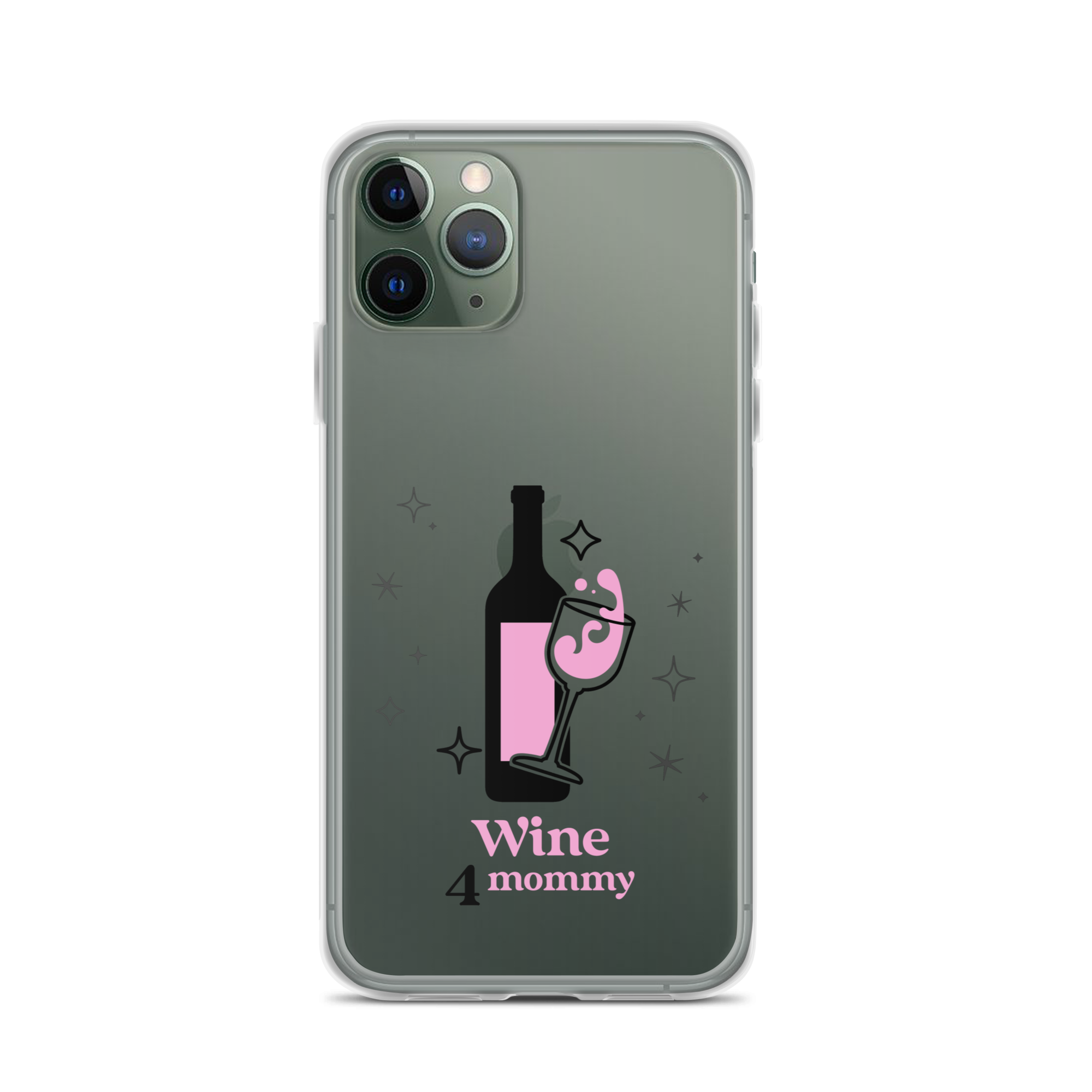 Wine For Mommy Clear Case for iPhone®