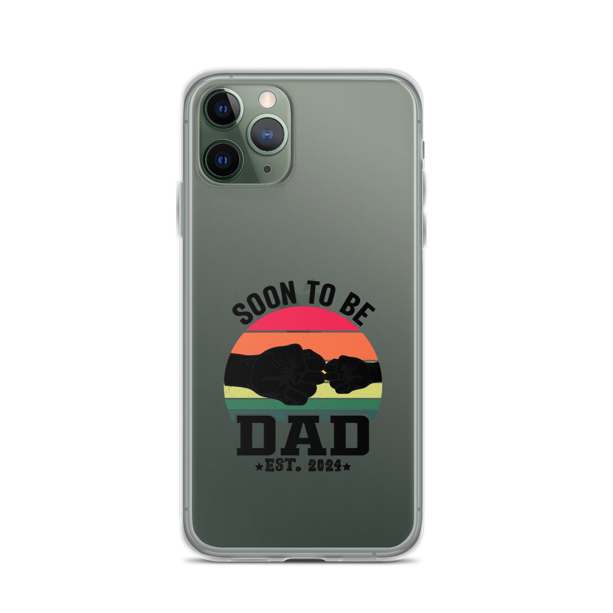 Soon To Be Dad Est. 2024 Clear Case for iPhone®