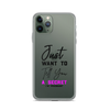 Just Want to Tell You A Secret I'm Pregnant Clear Case for iPhone®