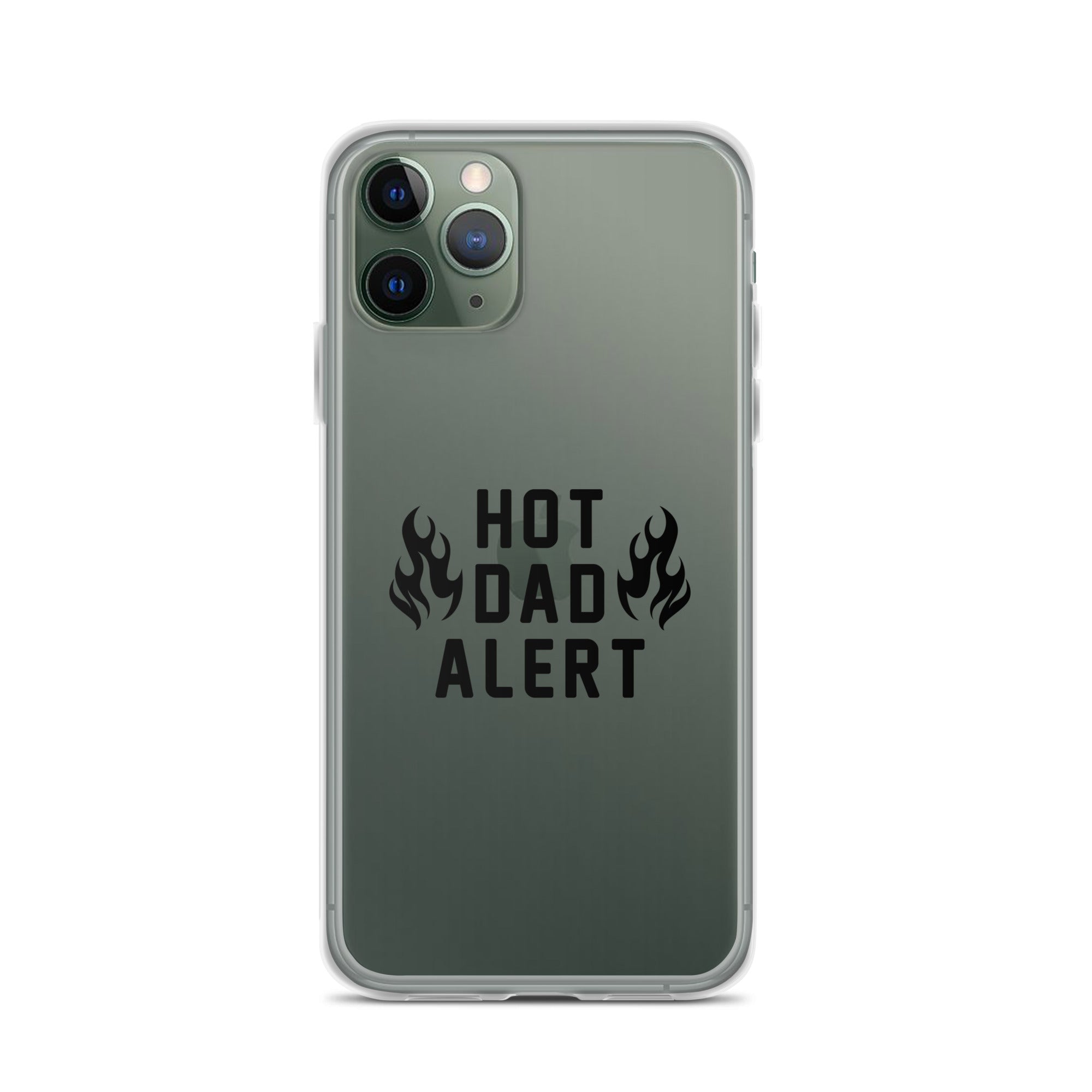 Hot Dad Alert Clear Case for iPhone®