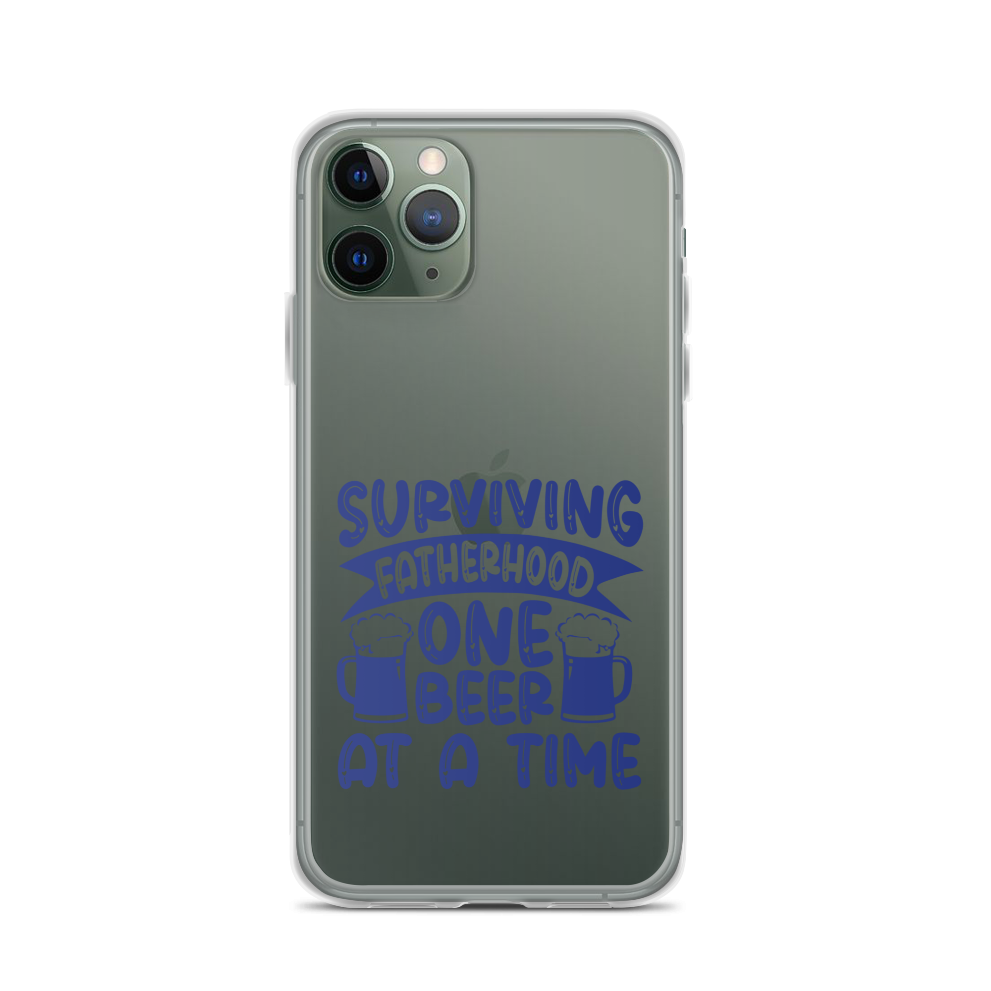 Surviving Fatherhood One Beer At A time Clear Case for iPhone®