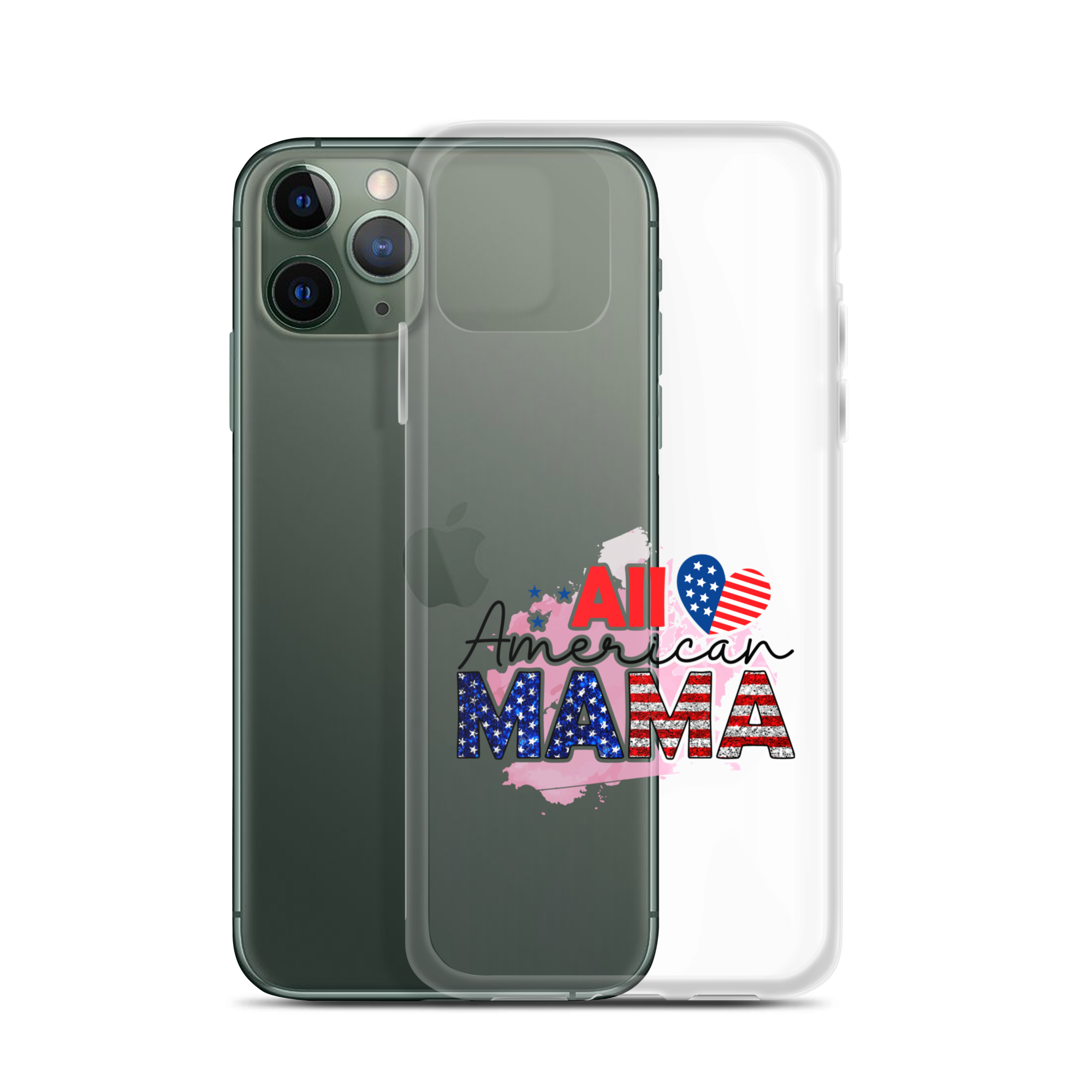 All American Mama Clear Case for iPhone®