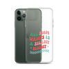 All Mama Wants Is A Silent Night Clear Case for iPhone®