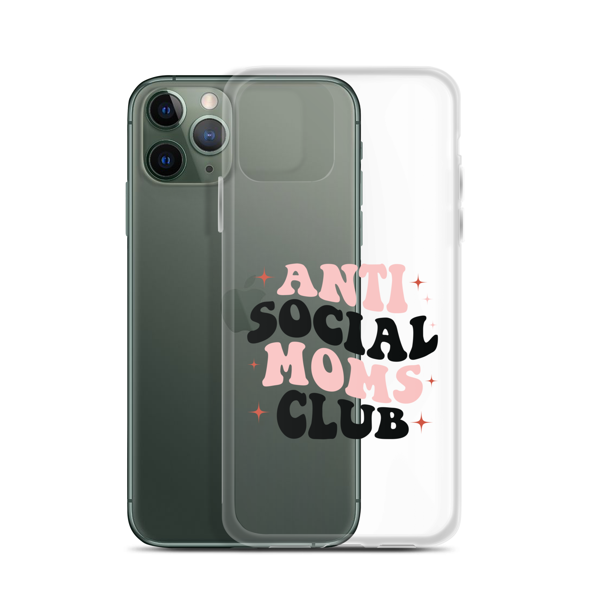 Anti Social Moms Club Clear Case for iPhone®