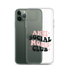 Anti Social Moms Club Clear Case for iPhone®