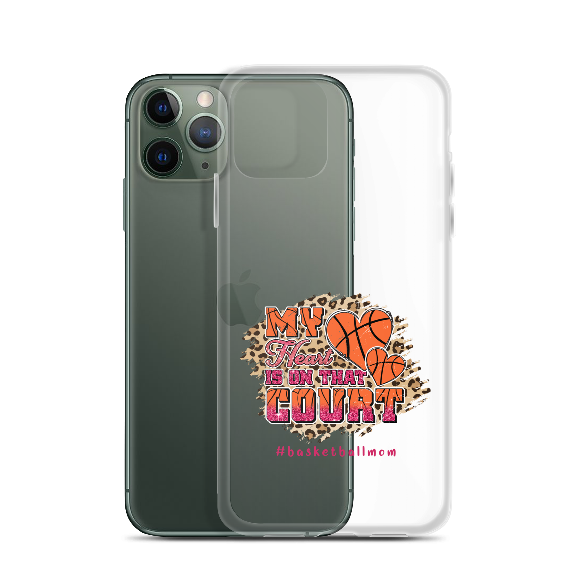 My Heart Is On That Court Clear Case for iPhone®