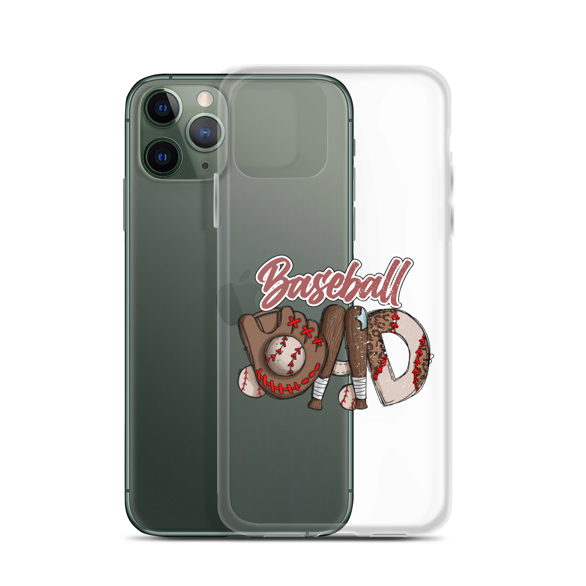 Baseball Dad Clear Case for iPhone®