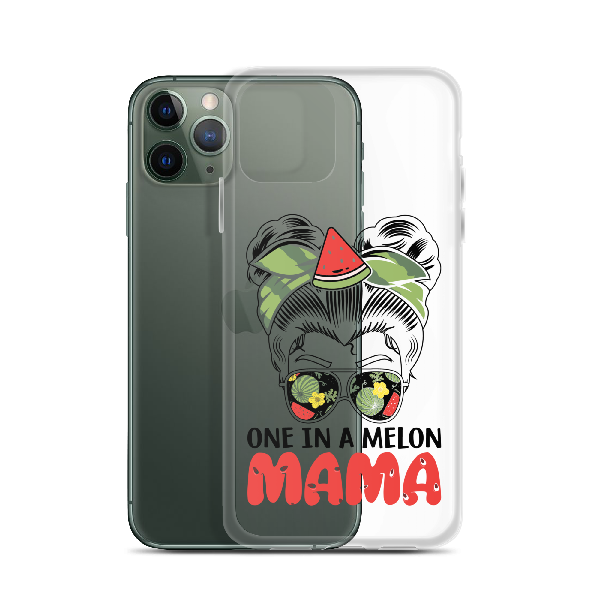 One In A Melon Mama Clear Case for iPhone®