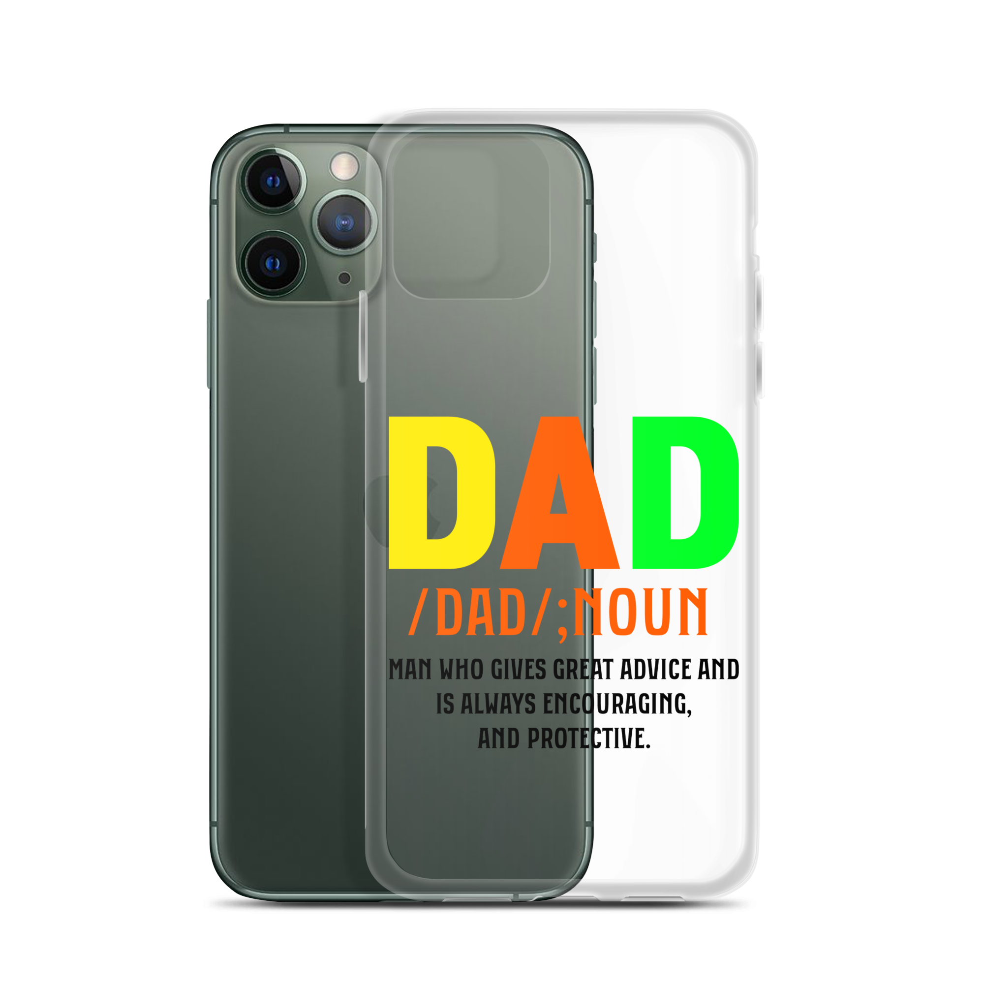 Dad Man Who Gives Great Advice And Is Always encouraging And Protective Clear Case for iPhone®