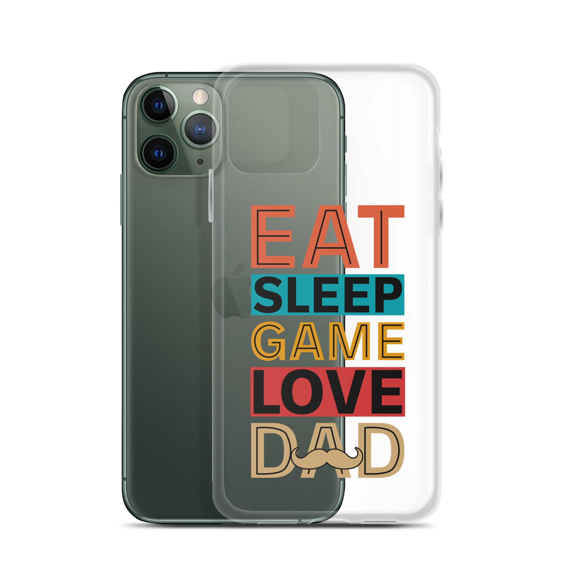 Eat Sleep Game Love Dad Clear Case for iPhone®