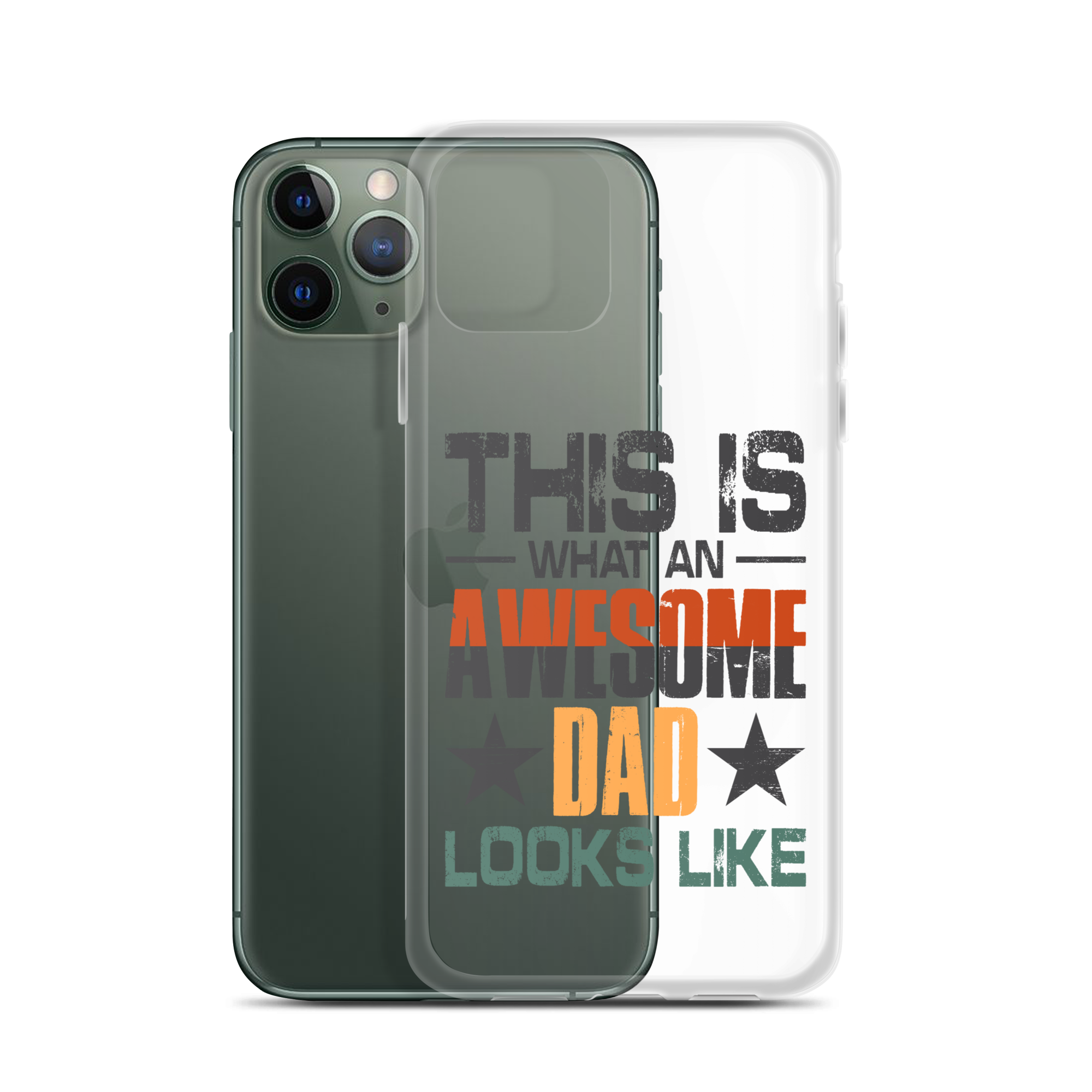 This What An Awesome Dad Looks Like Clear Case for iPhone®