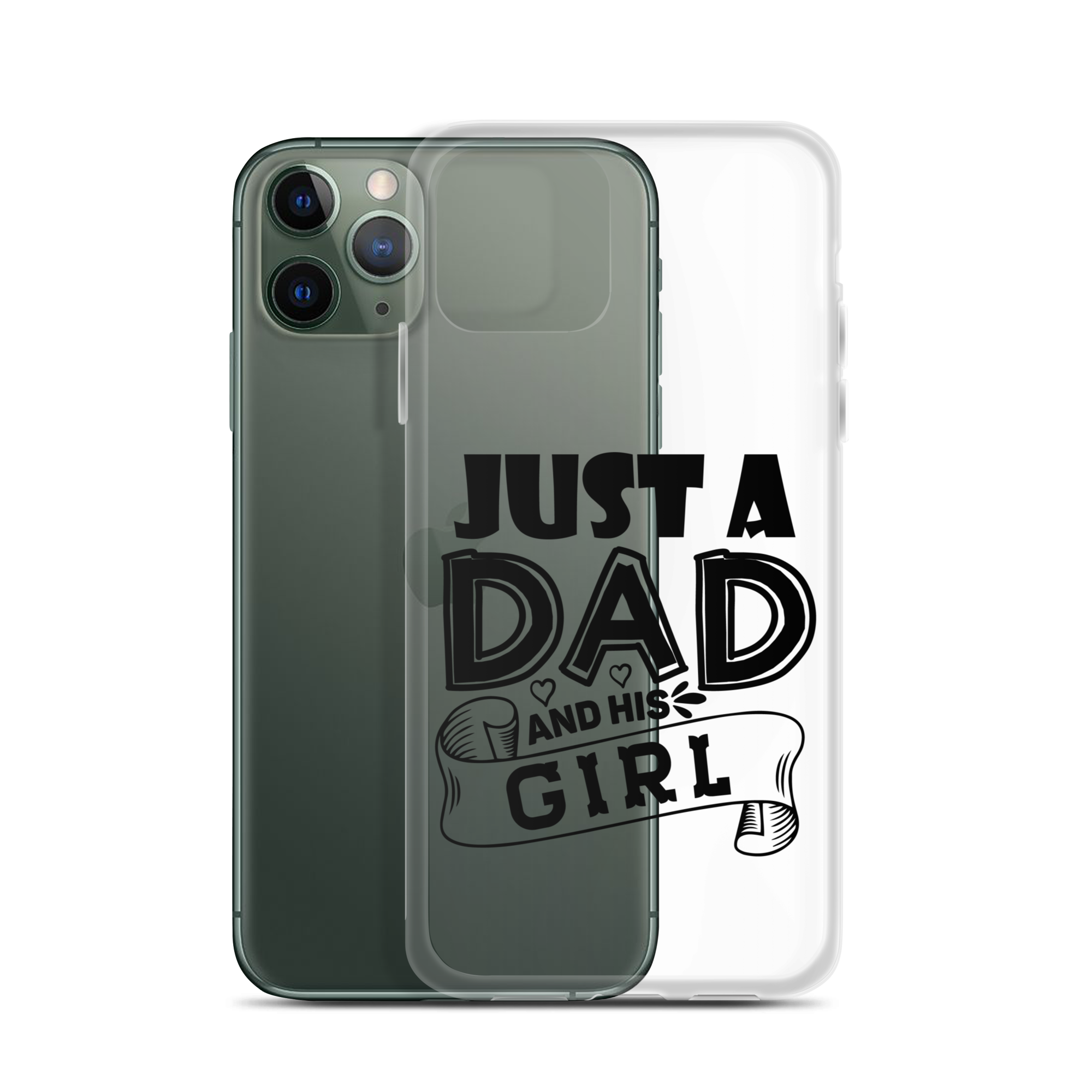 Just A Dad And His Girl Clear Case for iPhone®