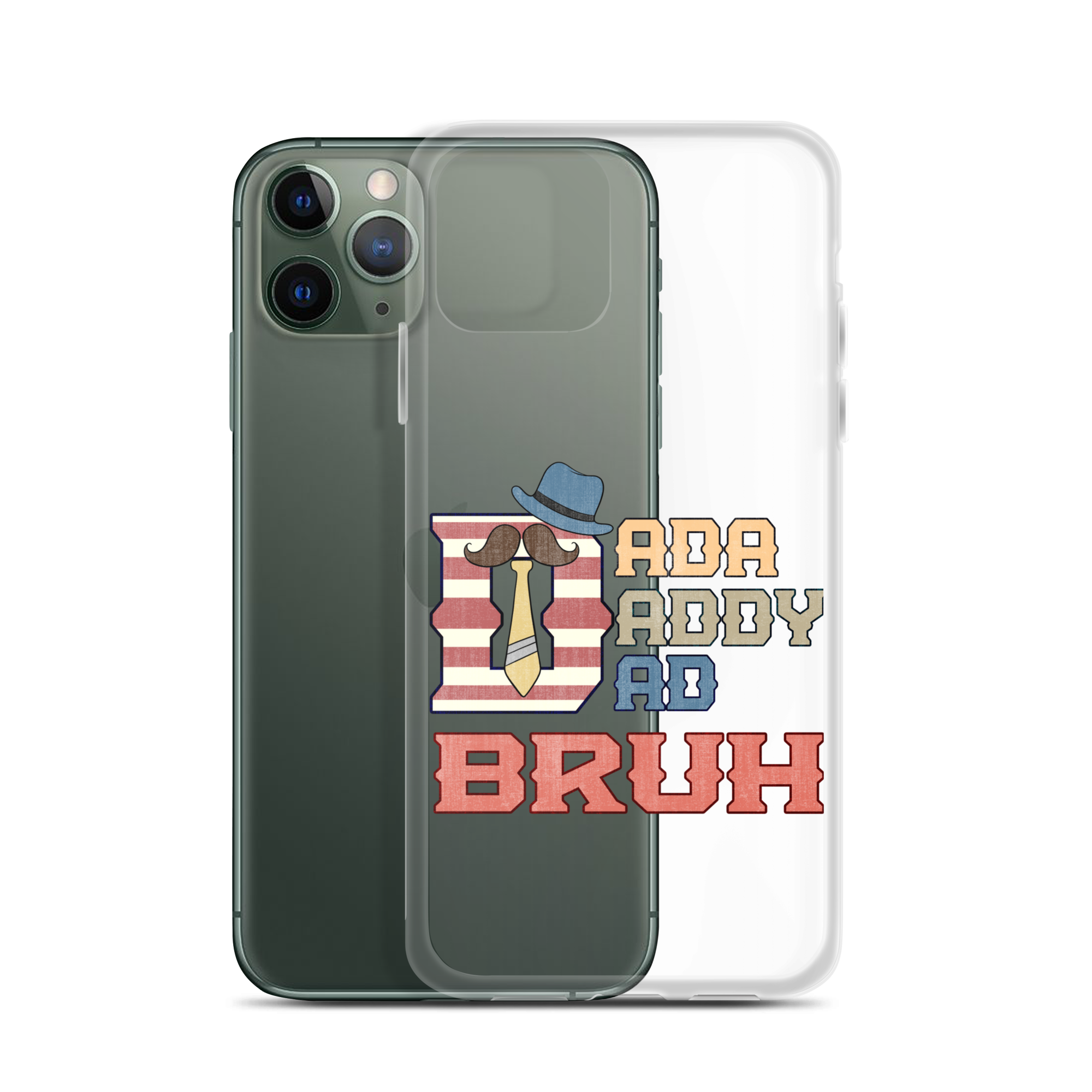 Dada Daddy Dad Bruh Clear Case for iPhone®