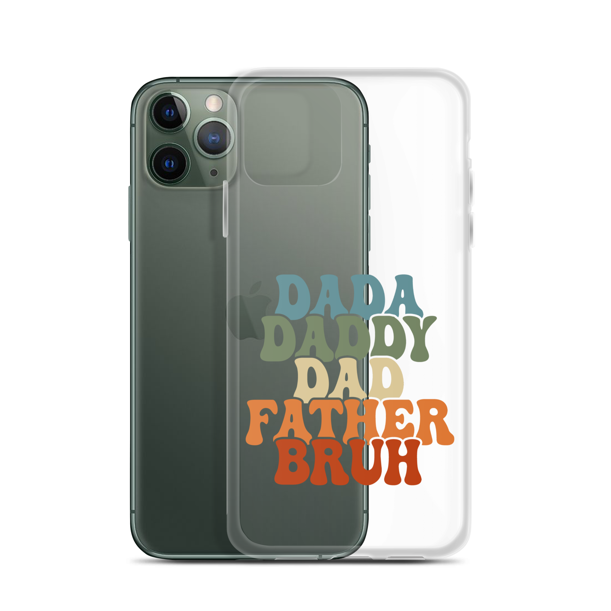 Dada Daddy Dad Father Bruh Clear Case for iPhone®