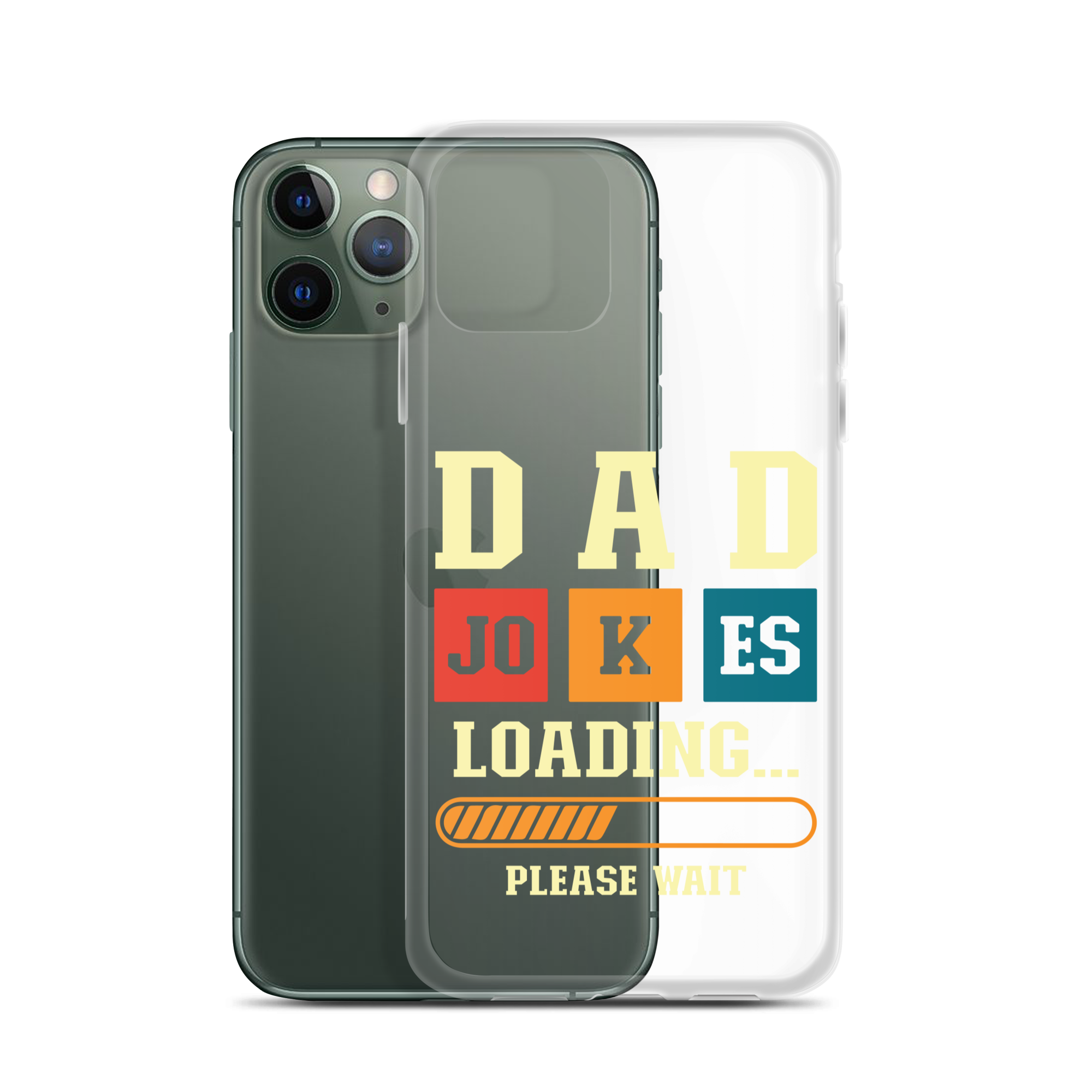 Dad Jokes Loading,,, Please Wait Clear Case for iPhone®