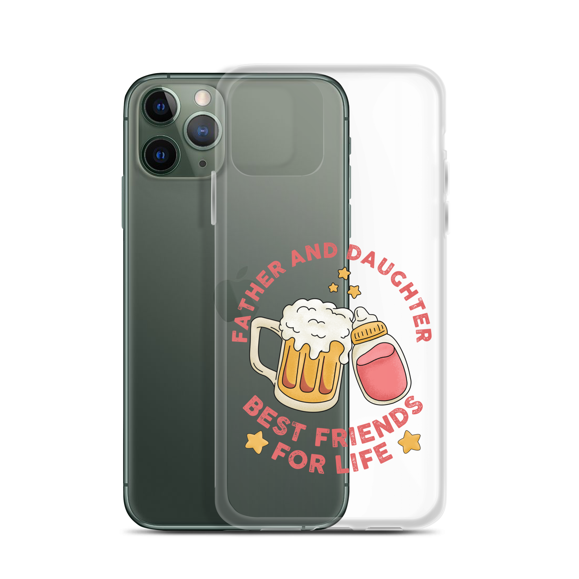 Father And Daughter Best Friends For Life Clear Case for iPhone®