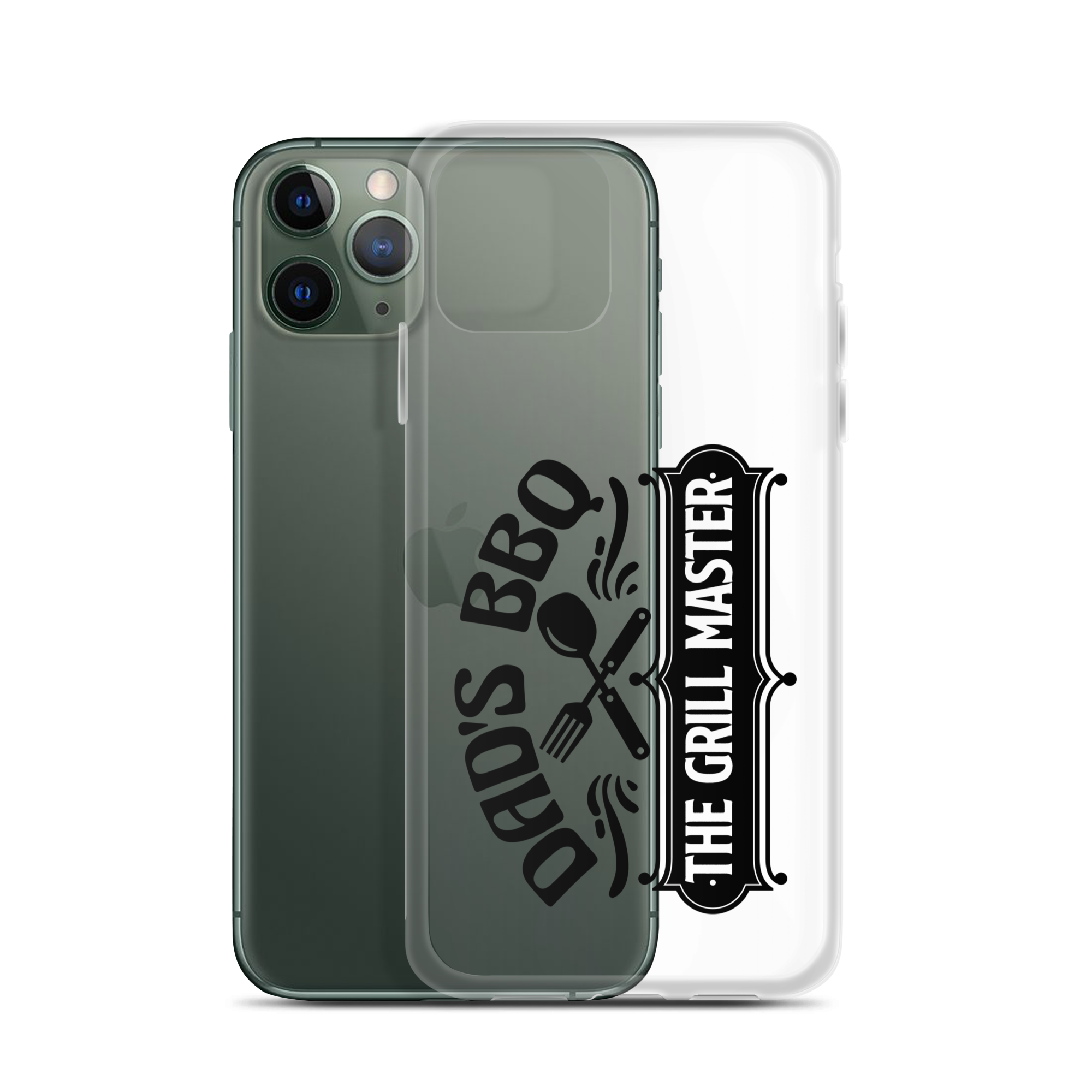 Dad's BBQ The Grill Master Clear Case for iPhone®