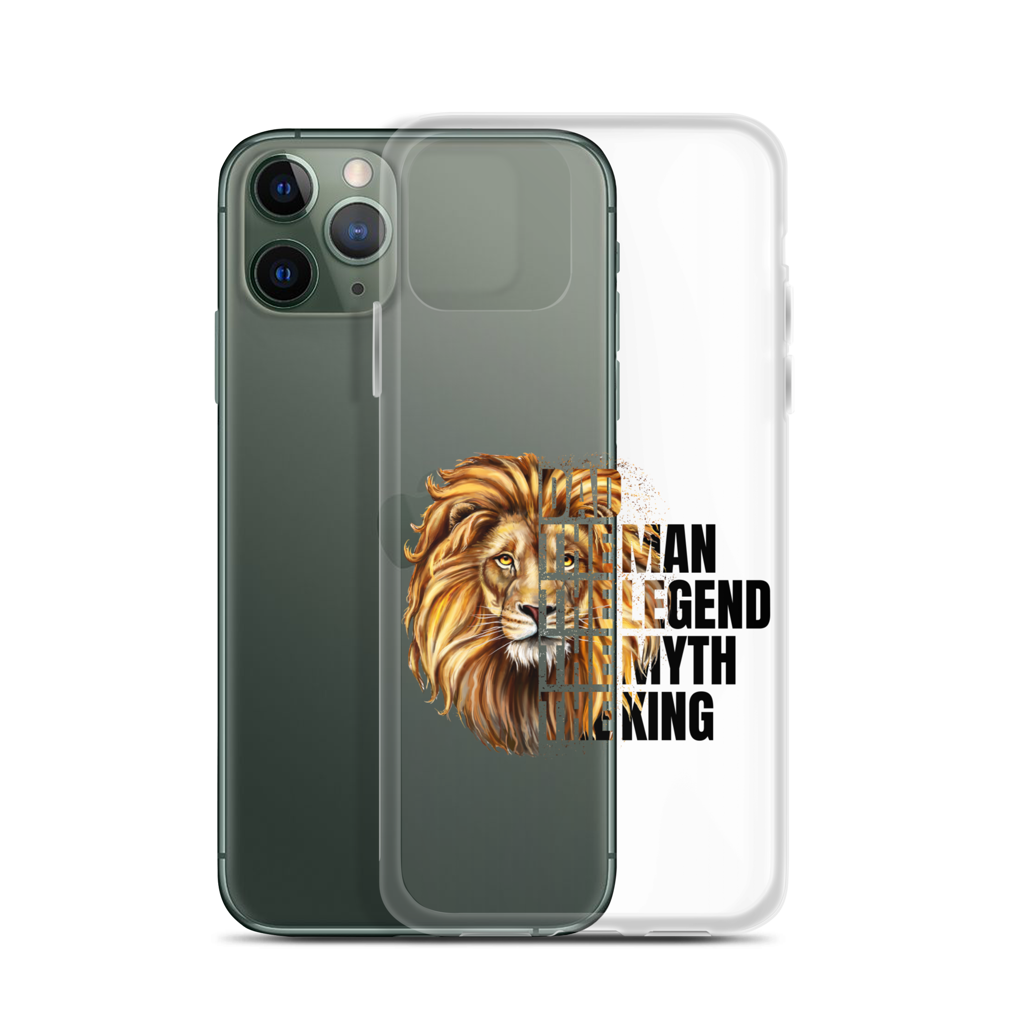 Dad The Man The Legend The Myth The King Clear Case for iPhone®