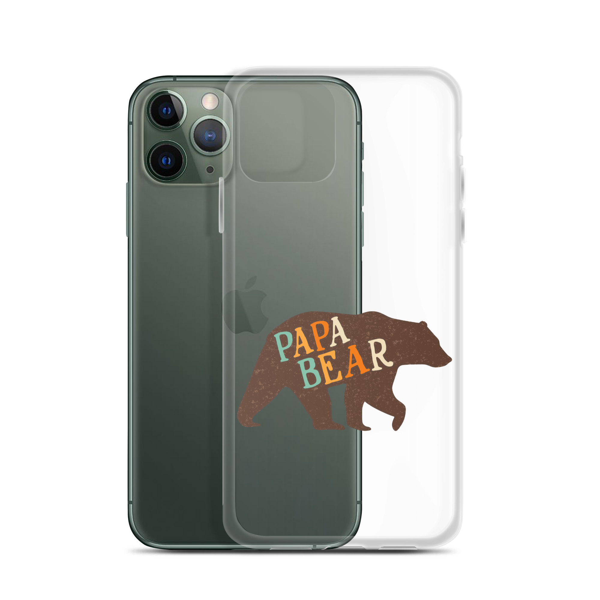 Papa Bear Clear Case for iPhone®