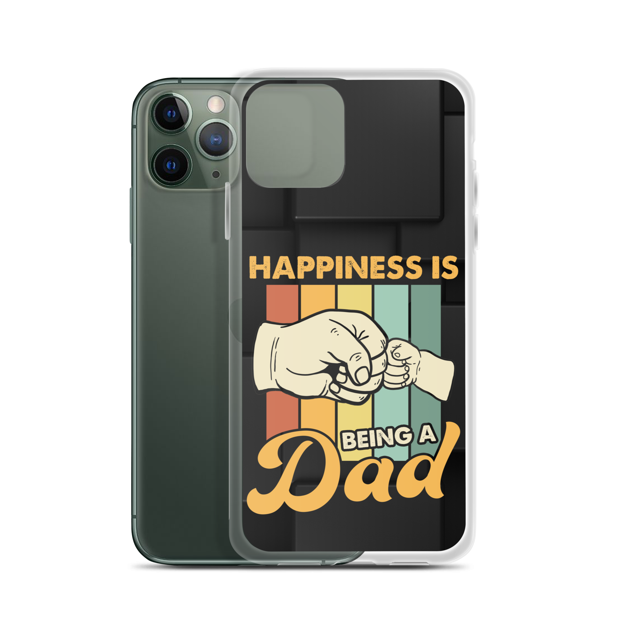 Happiness Is Being A Dad Clear Case for iPhone®