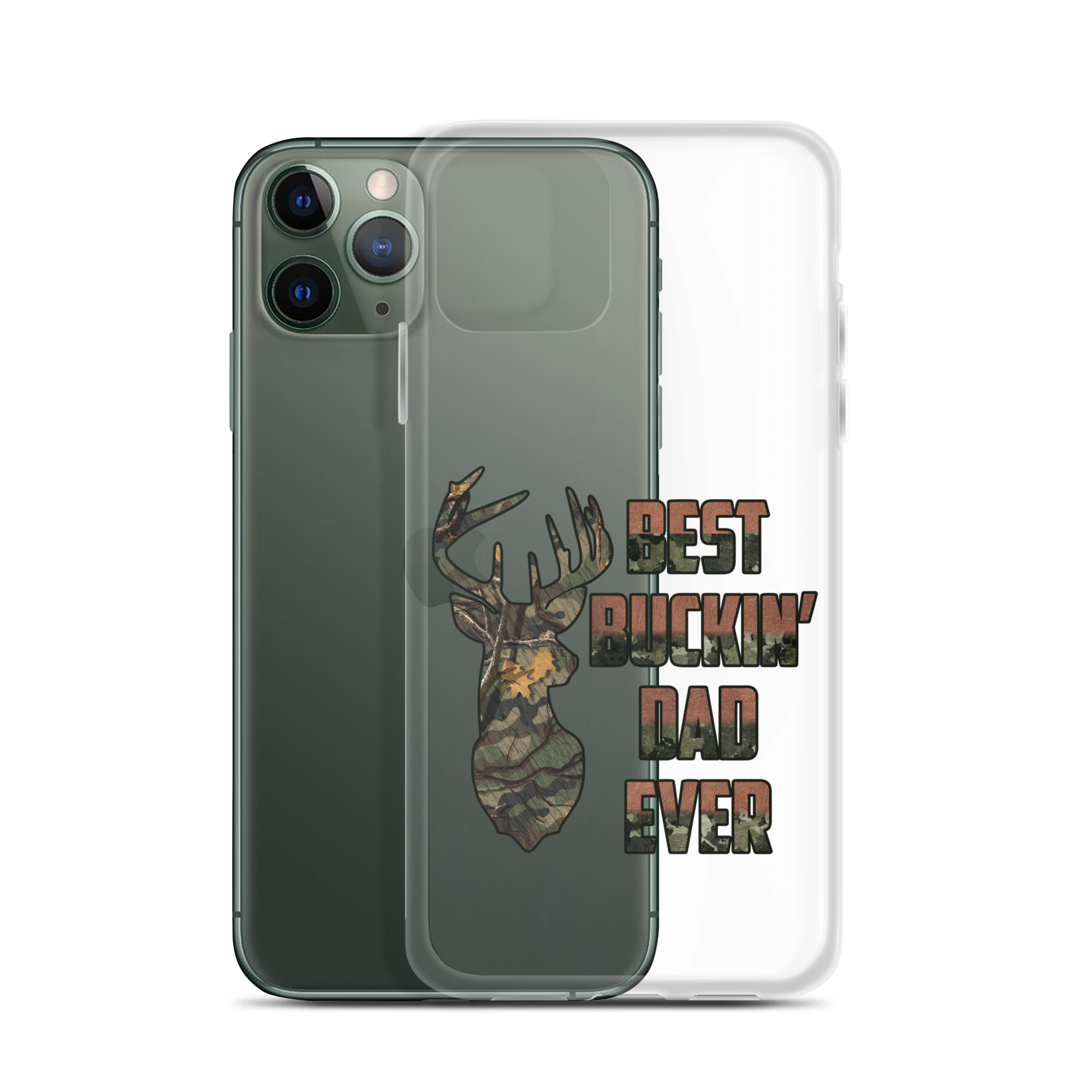 Best Buckin' Dad Ever Clear Case for iPhone®