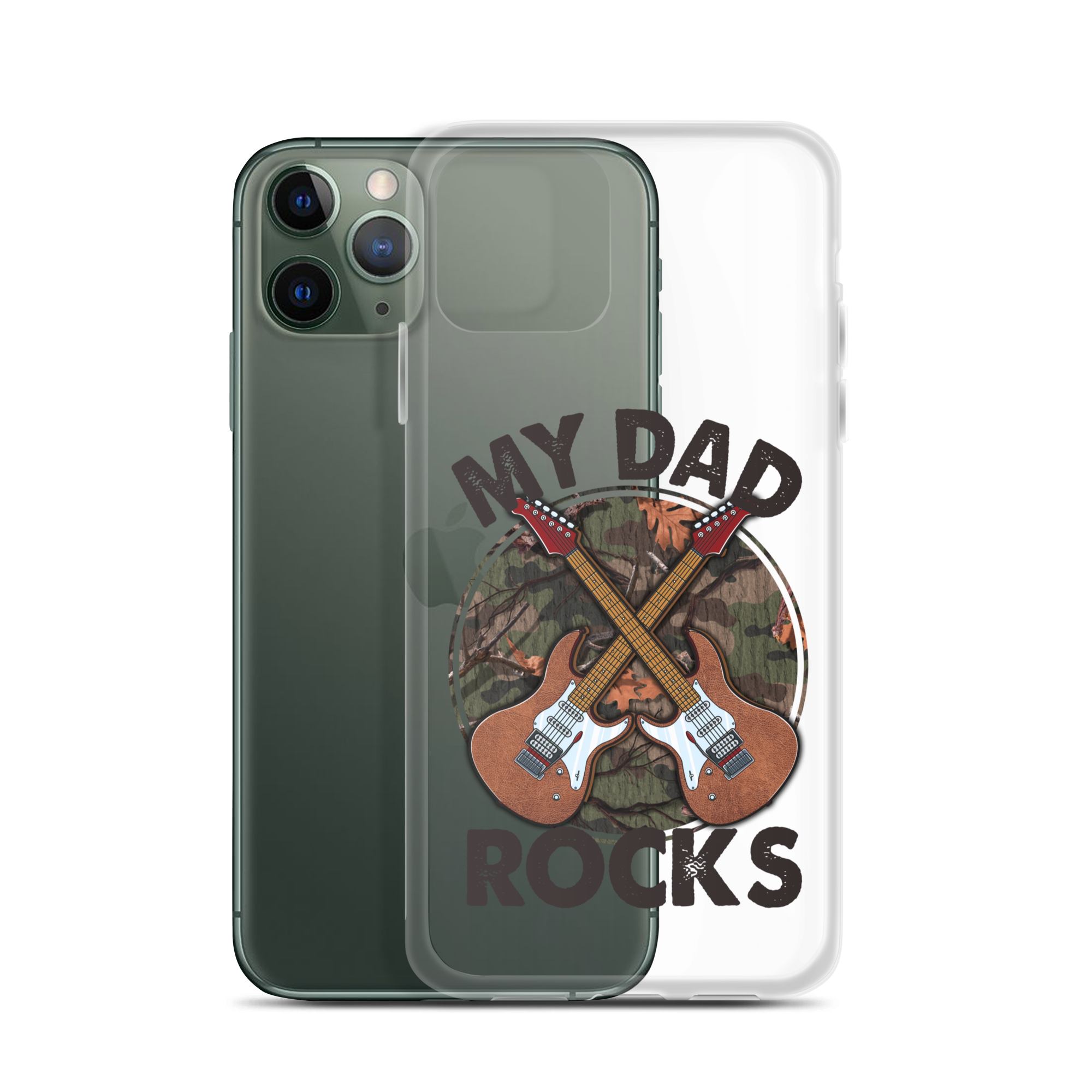 My Dad Rocks Clear Case for iPhone®