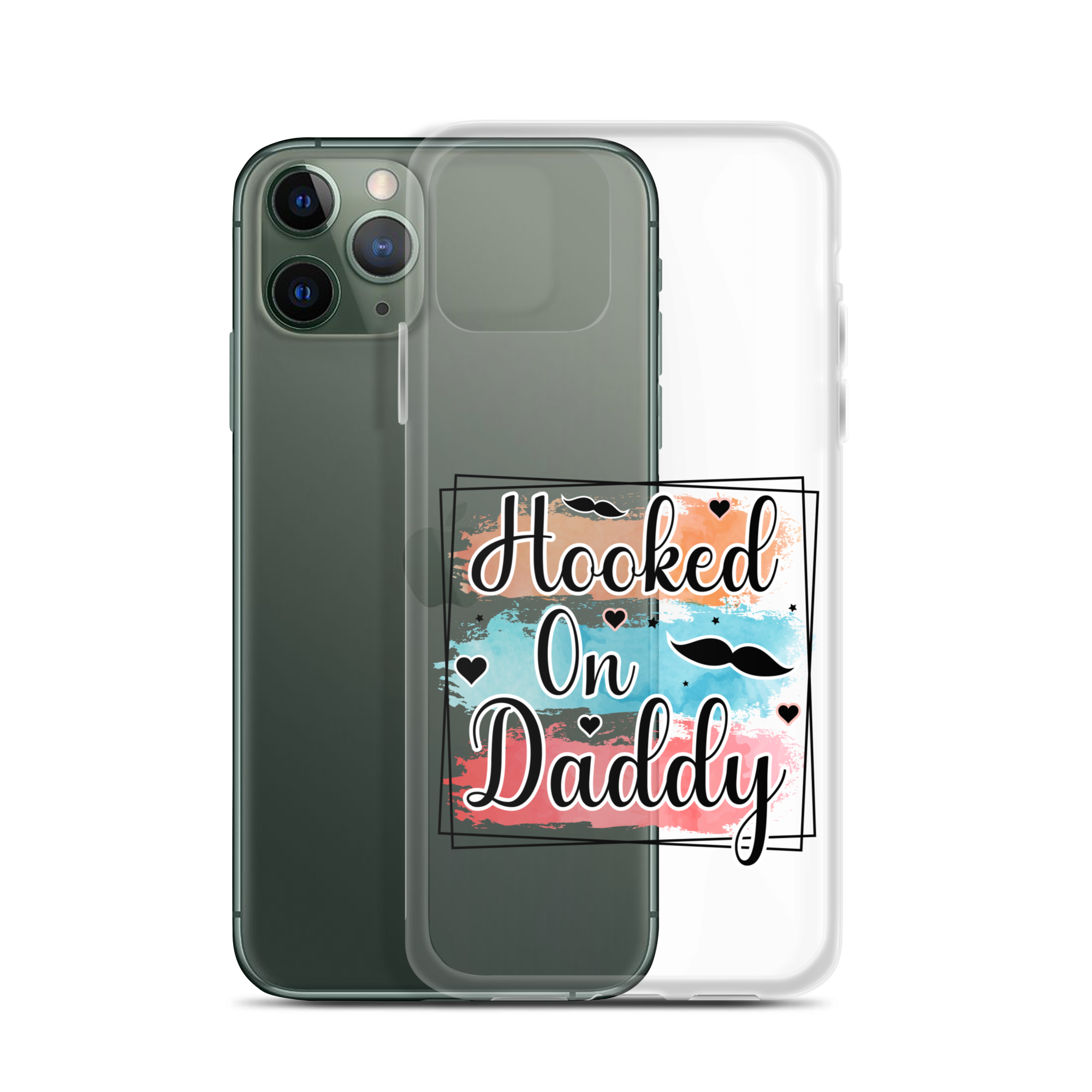 Hooked On Daddy Clear Case for iPhone®