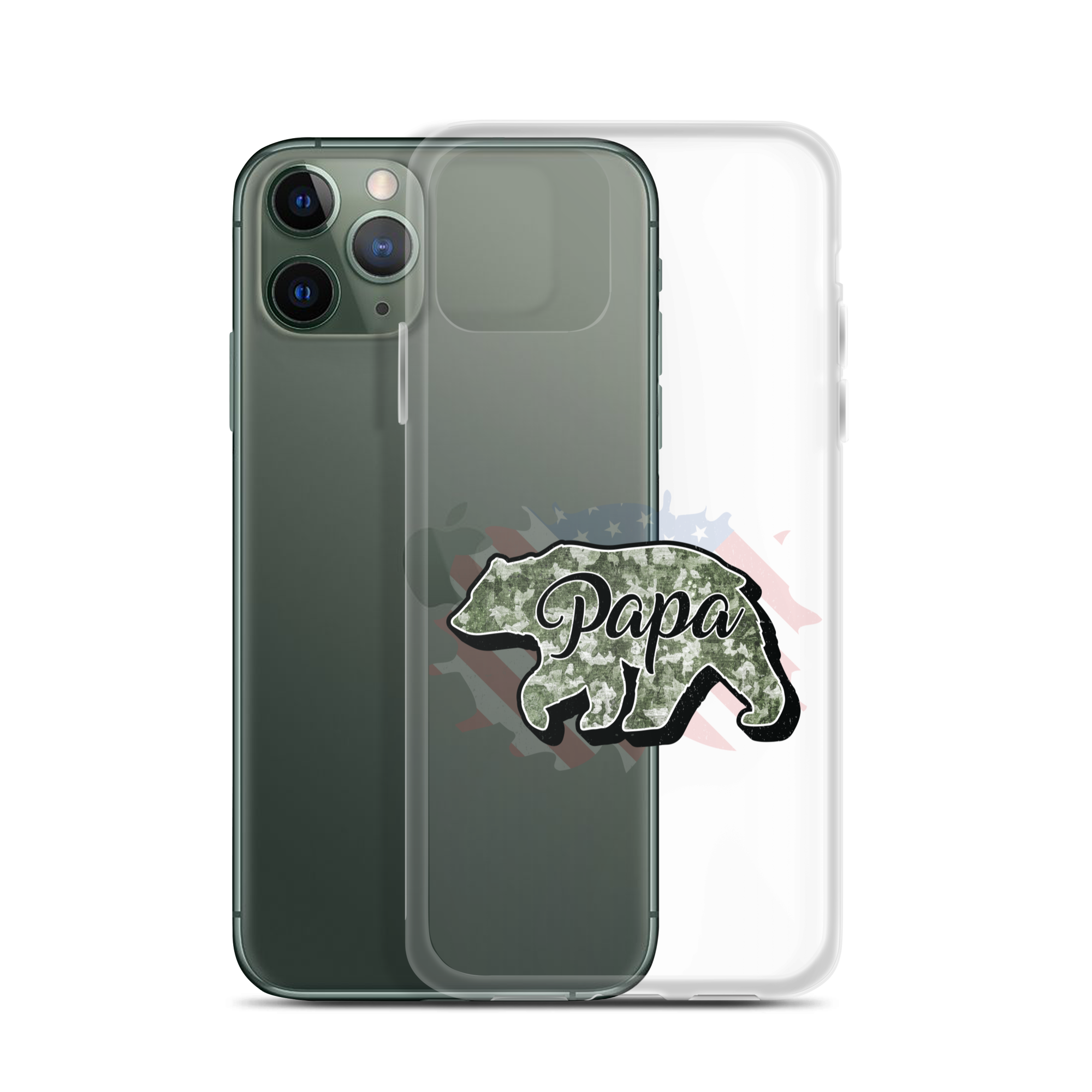 Bear Papa Clear Case for iPhone®