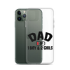 Dad Of 1 Boy And 2 Girls Clear Case for iPhone®