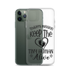 Today's Mission Keep The Tiny Human Alive Clear Case for iPhone®