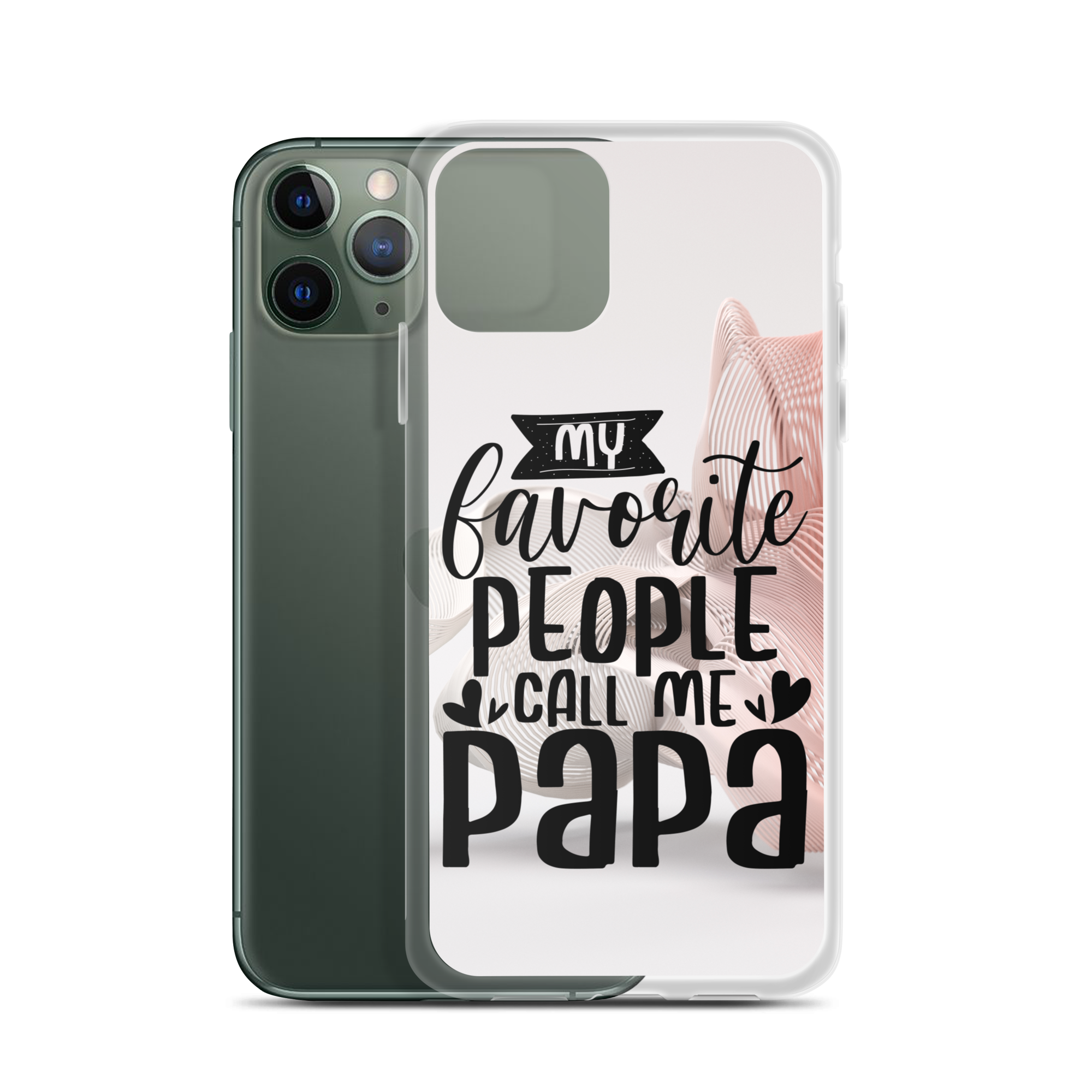 My Favorite People Call Me Papa Clear Case for iPhone®