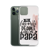 My Favorite People Call Me Papa Clear Case for iPhone®