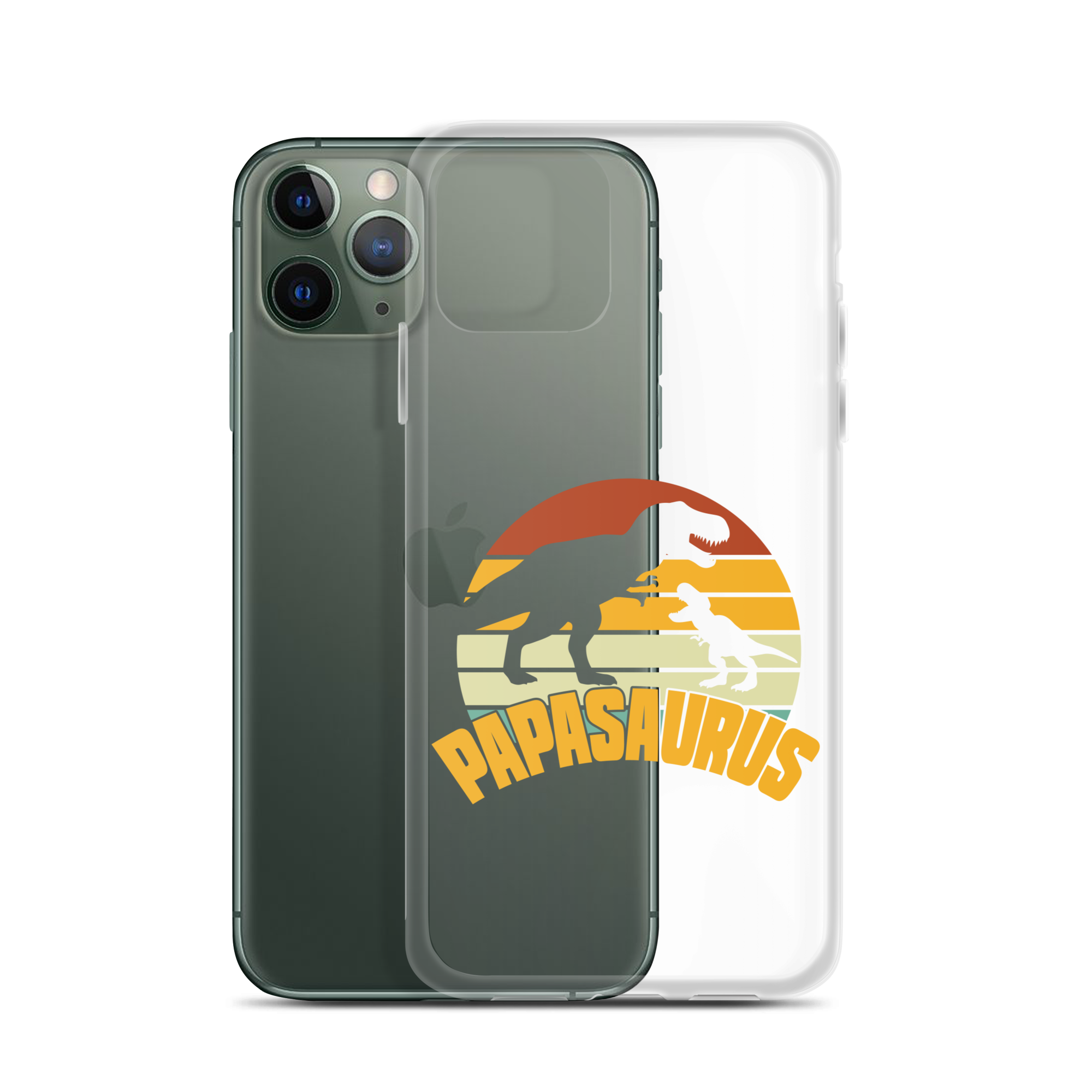 Papasaurus Clear Case for iPhone®