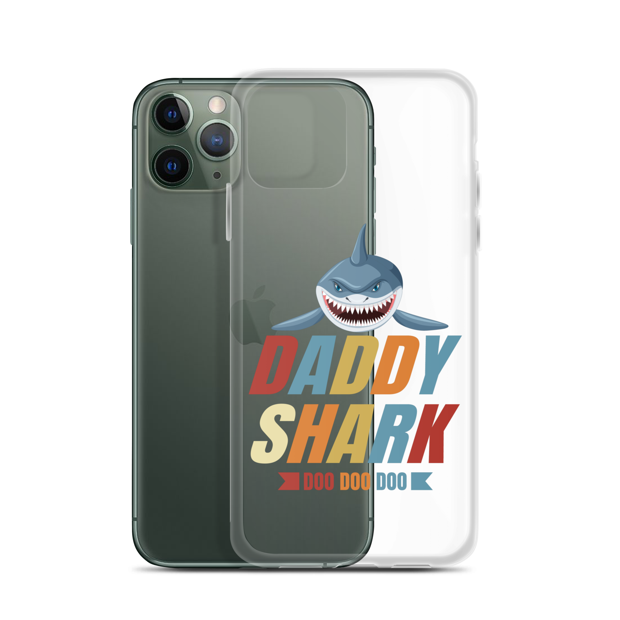 Daddy Shark Doo Doo Doo Clear Case for iPhone®