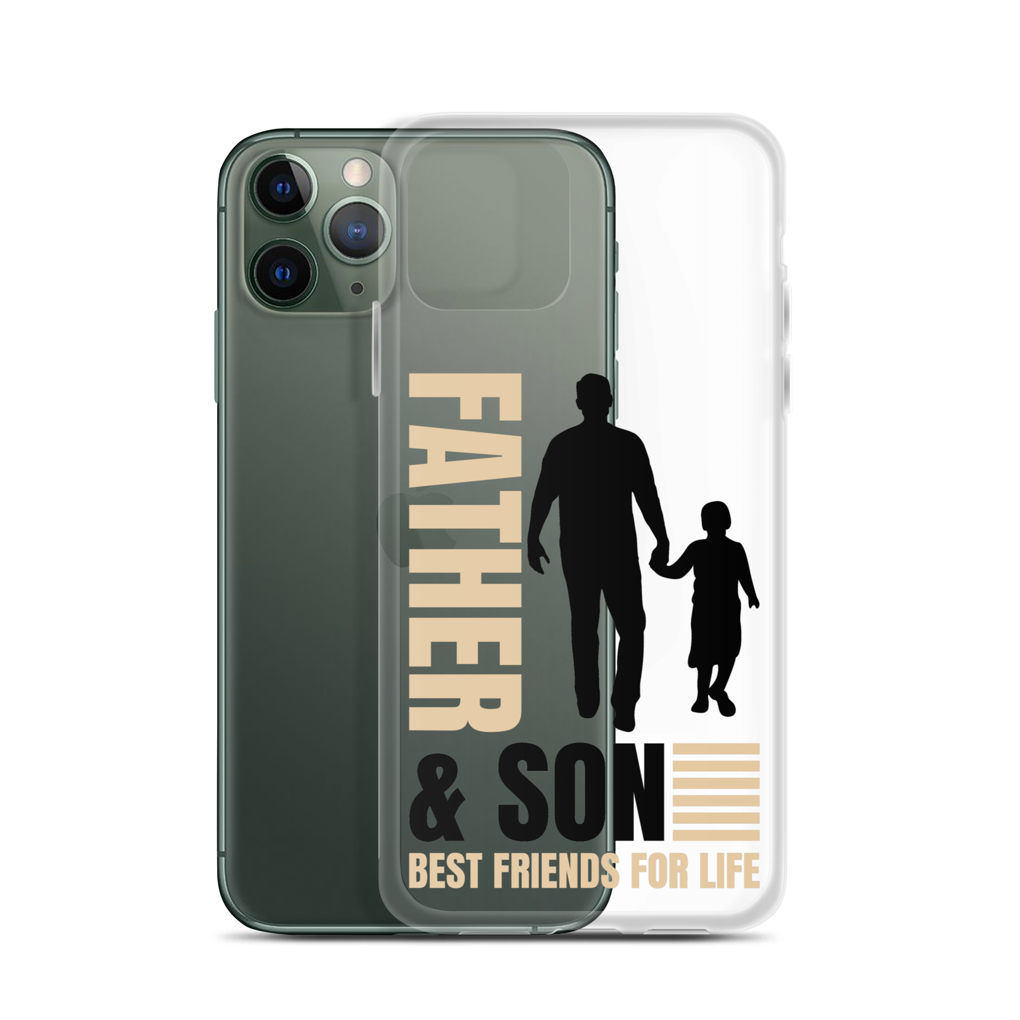 Father & Son Best Friends For Life Clear Case for iPhone®